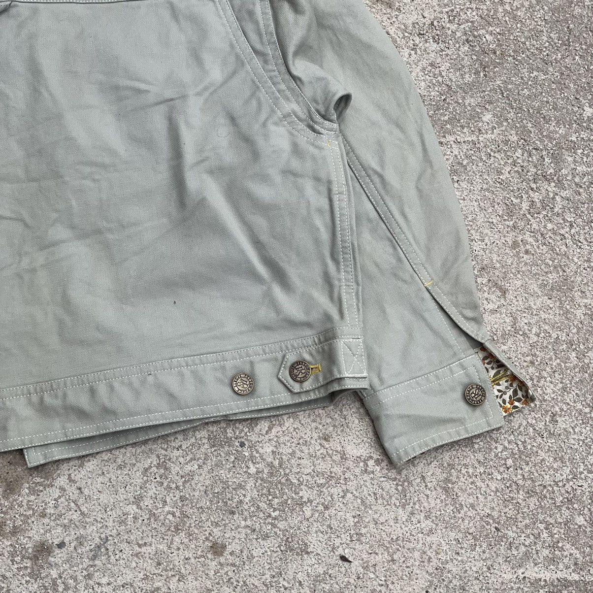 Japanese Brand “PEYTON PLACE SPORTS” PPFM FOR WOMAN FLORAL DENIM JACKET Size L / US 10 / IT 46 - 10 Thumbnail