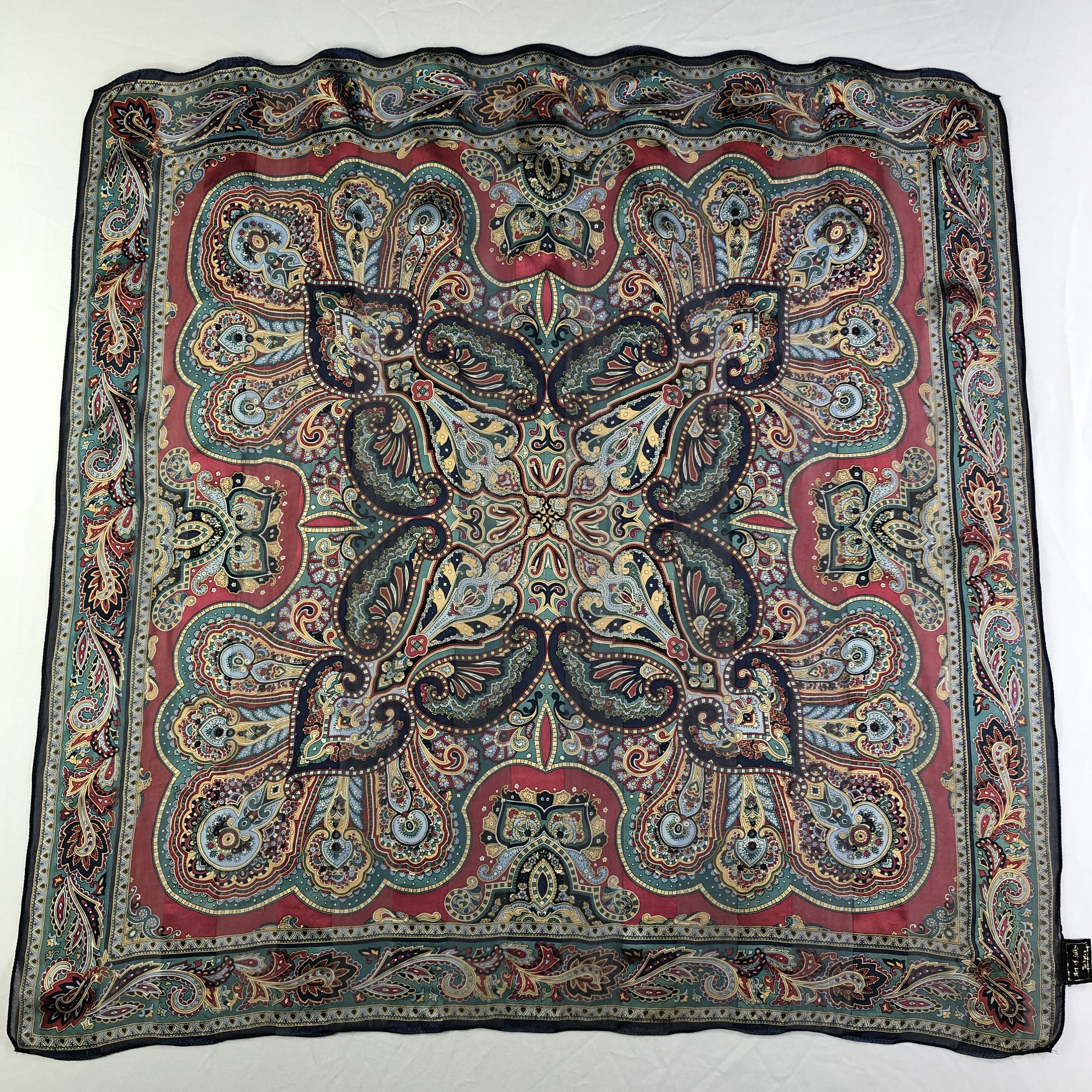 Vintage Vintage Silk Scarf Size ONE SIZE - 2 Thumbnail
