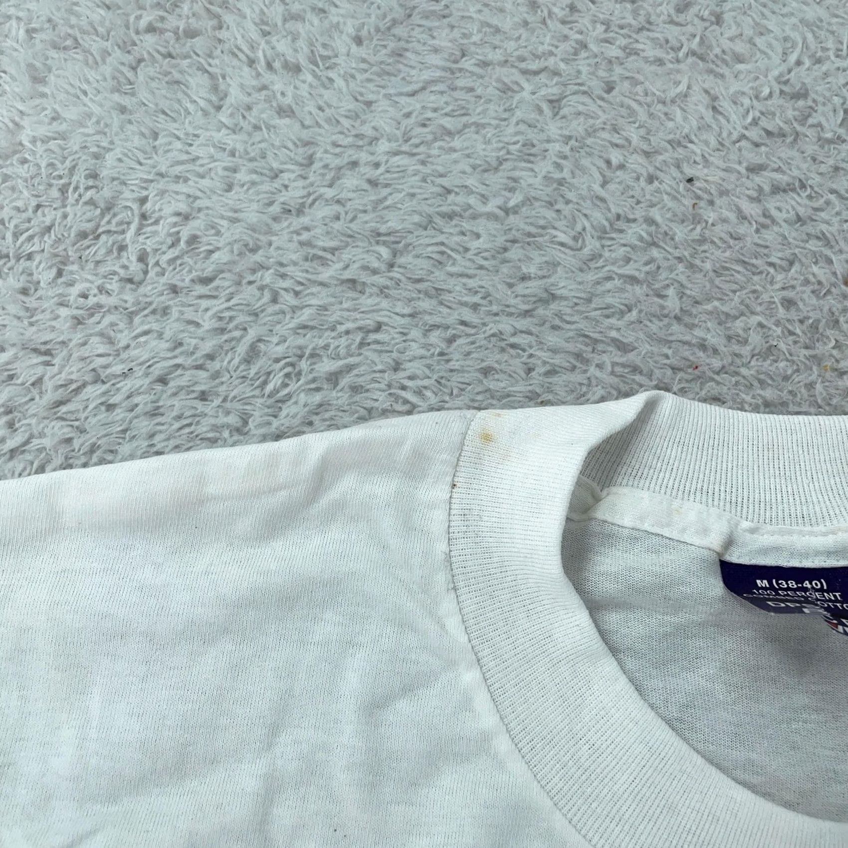 Vintage VINTAGE BVD Shirt Mens Small White 100% Combed Cotton Crewneck Plain Size US S / EU 44-46 / 1 - 4 Thumbnail