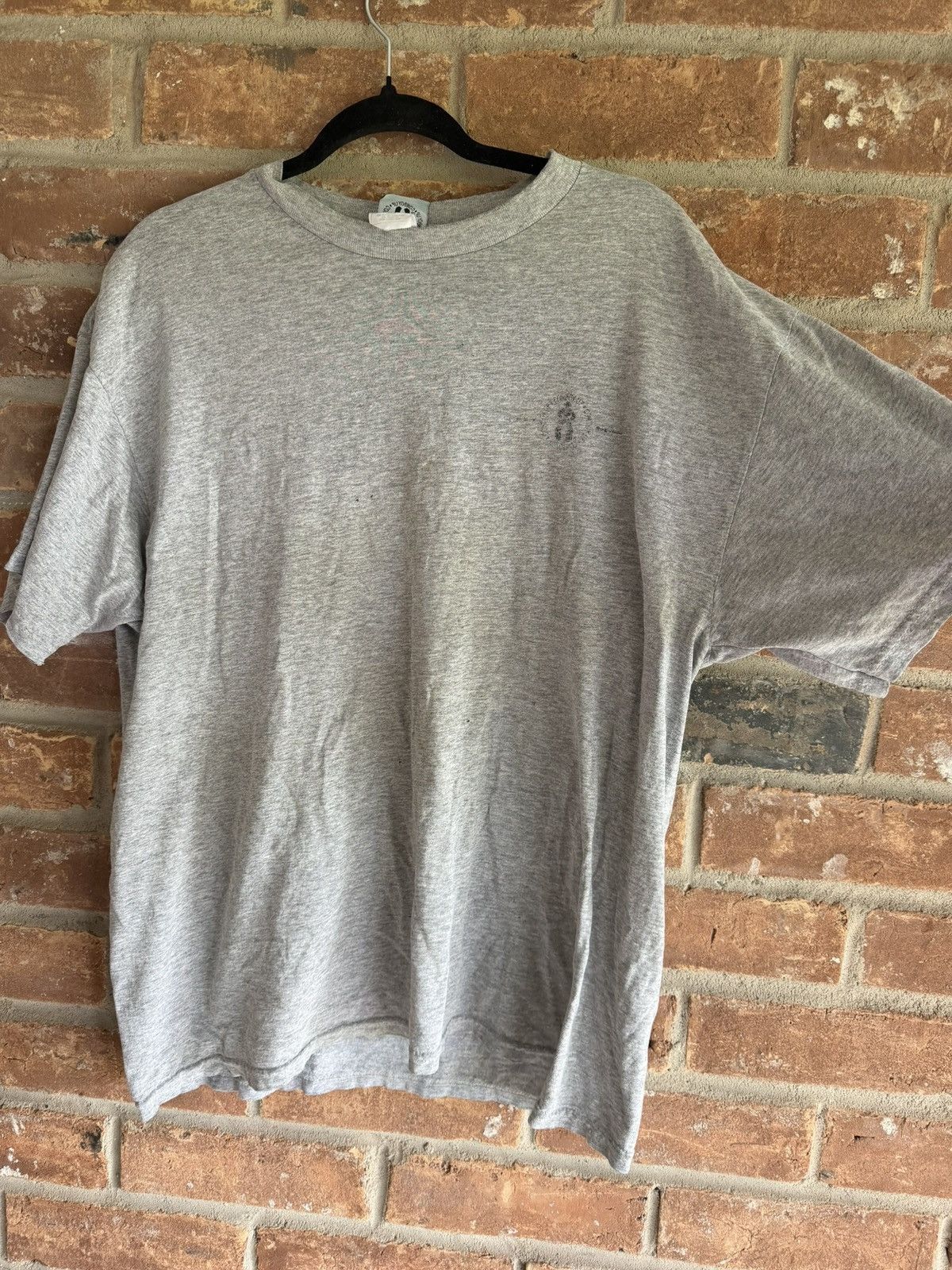 Vintage Faded Grey Cowboy Up Western T-Shirt in XL Size US XL / EU 56 / 4 - 4 Thumbnail