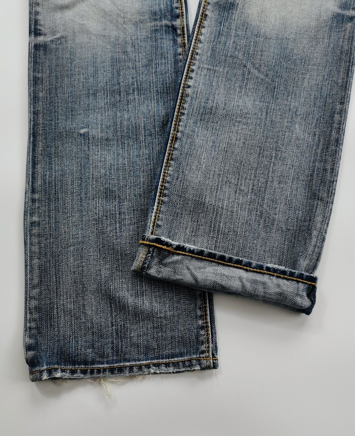 Boycott Boycott Japan Broken Twill Faded Denim Jeans Size US 32 / EU 48 - 7 Thumbnail