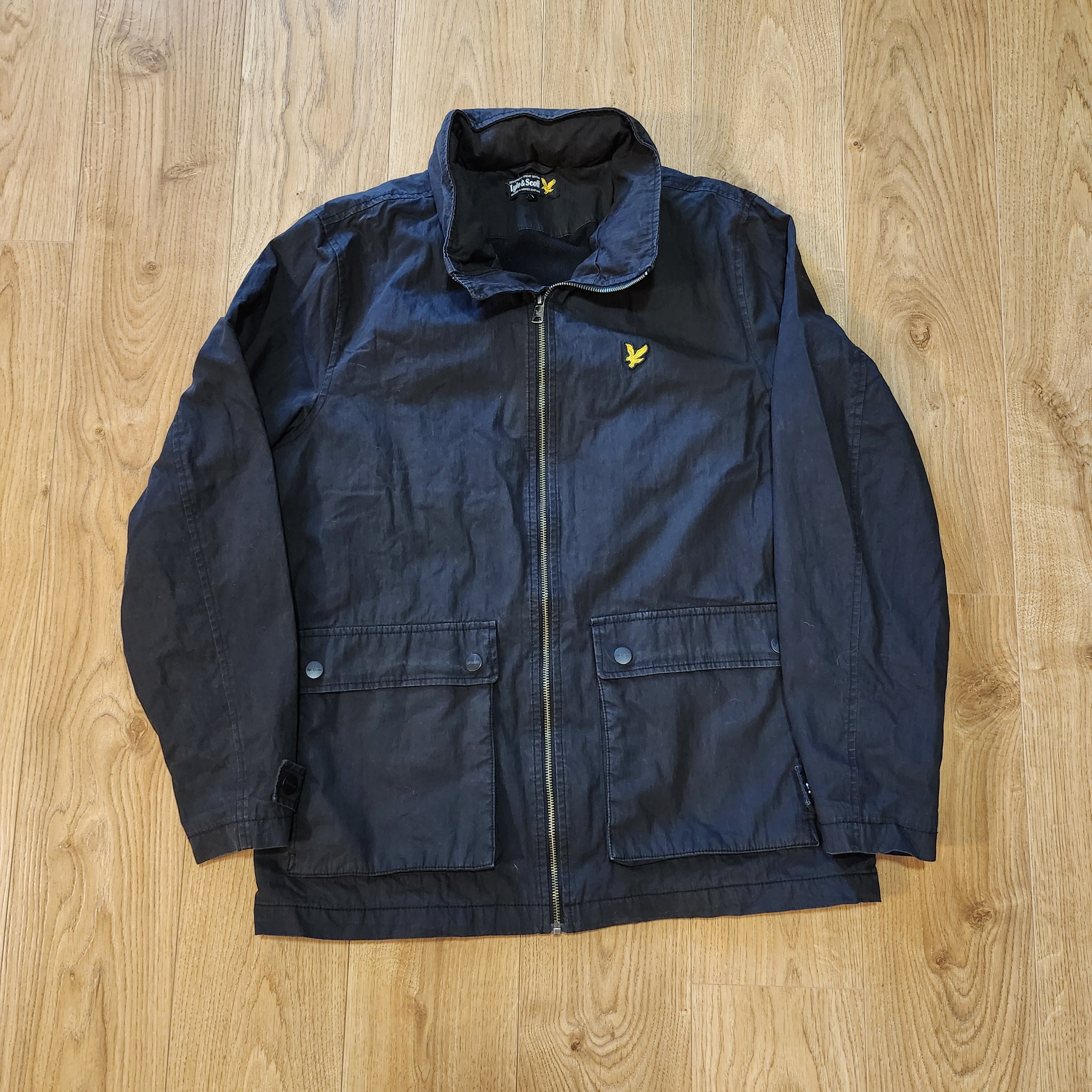 Lyle & Scott × Vintage Lyle & Scott Hidden hood harrinton jacket Size US L / EU 52-54 / 3 - 1 Thumbnail