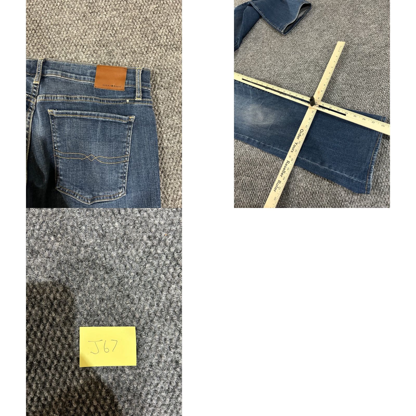 Lucky Brand Lucky Brand Jeans Womens 12x31 Bootcut Stretch Denim Blue 5-Pocket Regular Inseam 28in Size 34" / US 12 / IT 48 - 8 Thumbnail