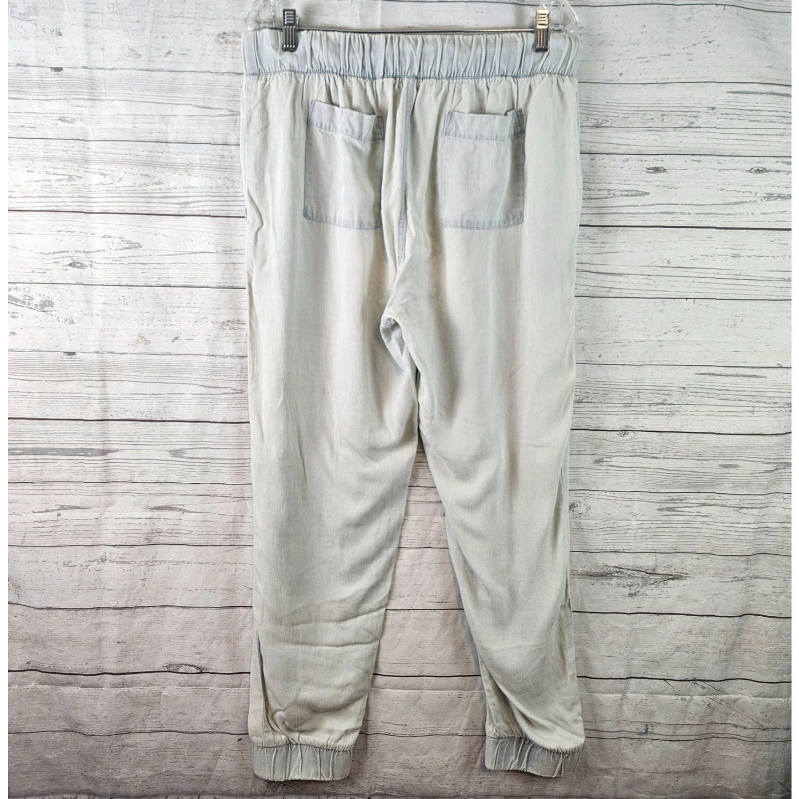 Soft Surroundings Soft Surroundings Womens Joggers L Blue Pull On Lyocell High Rise Size 36" / US 14 / IT 50 - 3 Thumbnail