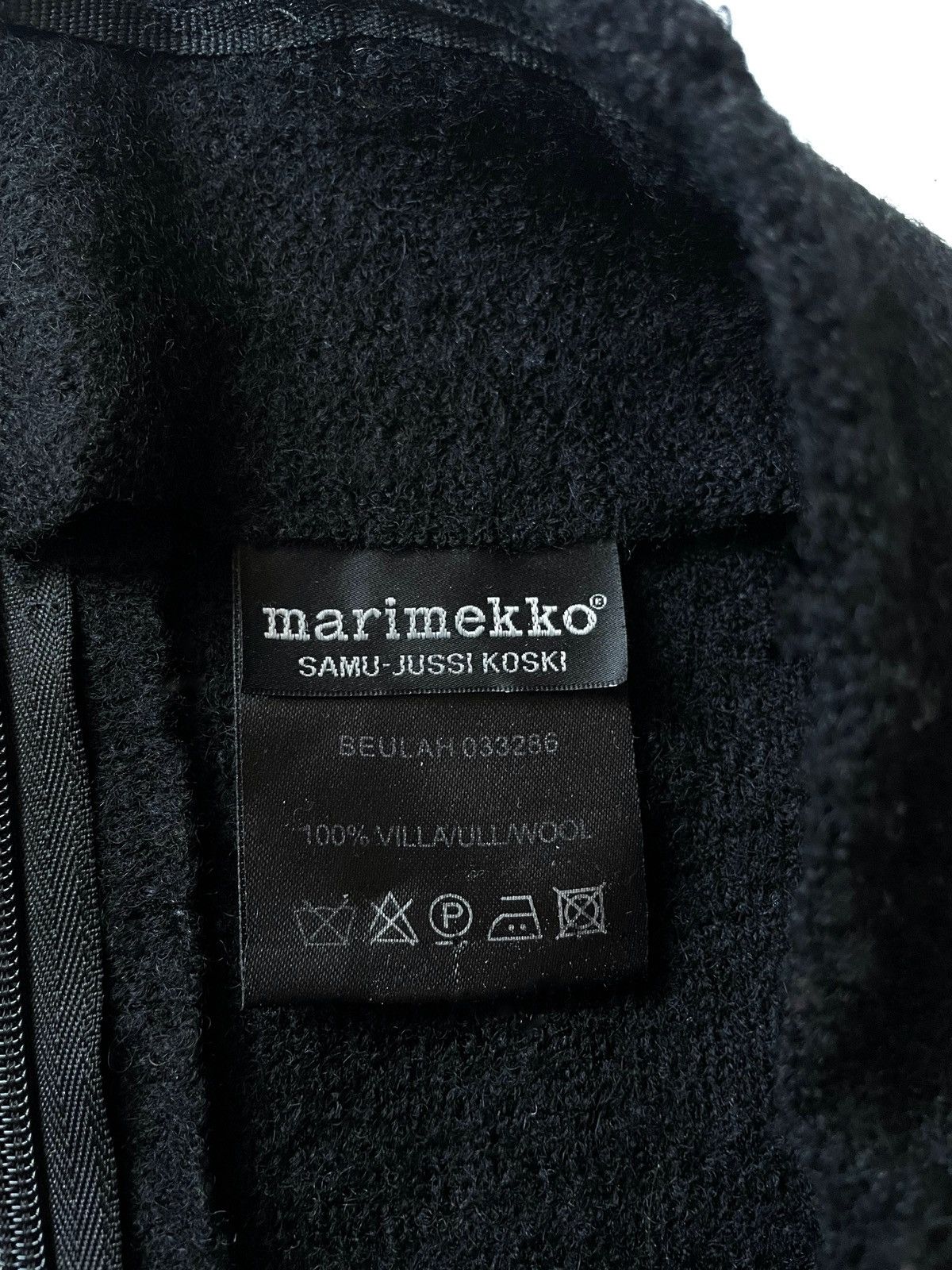 Marimekko Marrimekko Wool Skirt Avant-Garde Rick Style Size M Black Size 28" / US 6 / IT 42 - 6 Thumbnail