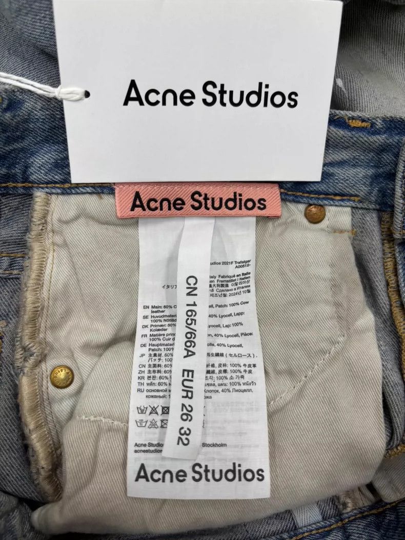 Acne Studios Acne Studios size 26/32 SS25 2021F Wash Effect Ripped Mid- Size US 26 / EU 42 - 4 Thumbnail
