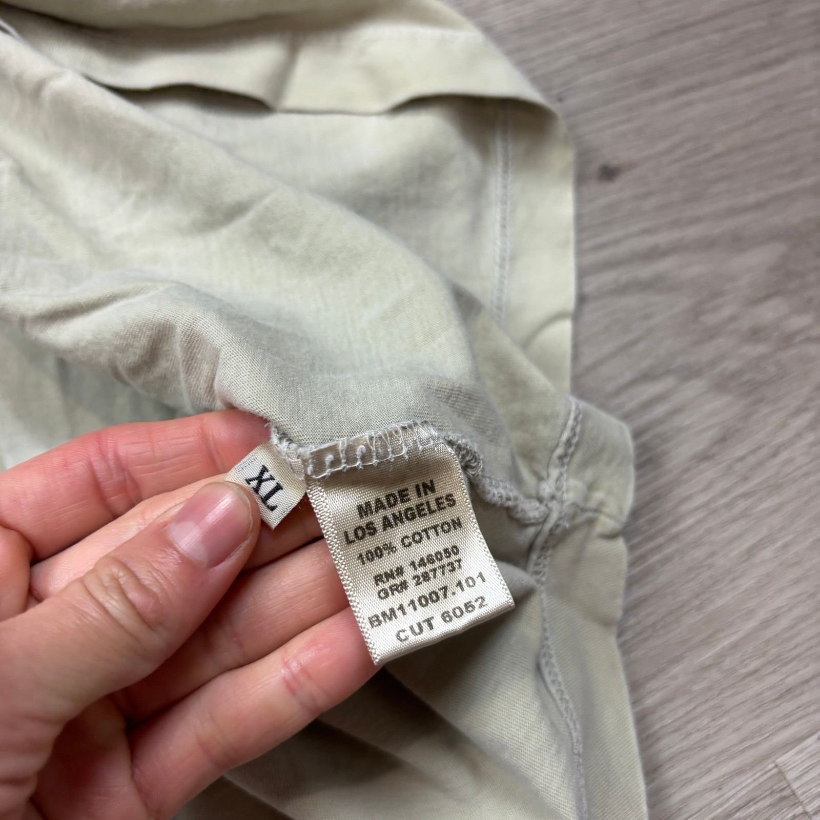 Buck Mason Buck Mason Curved Hem Slub Cotton Short Sleeve T Shirt XL Size US XL / EU 56 / 4 - 7 Thumbnail