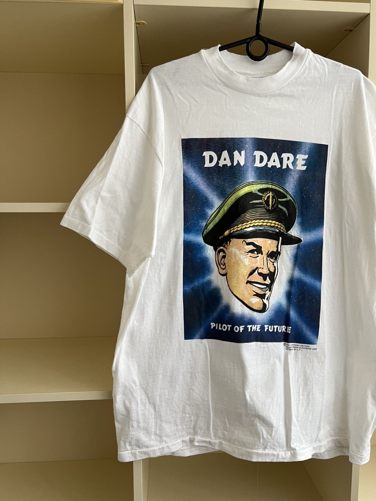 Vintage Rare Vintage 1993 Dan Dare Comic T-Shirt Pilot of the Future Size US XL / EU 56 / 4 - 4 Thumbnail