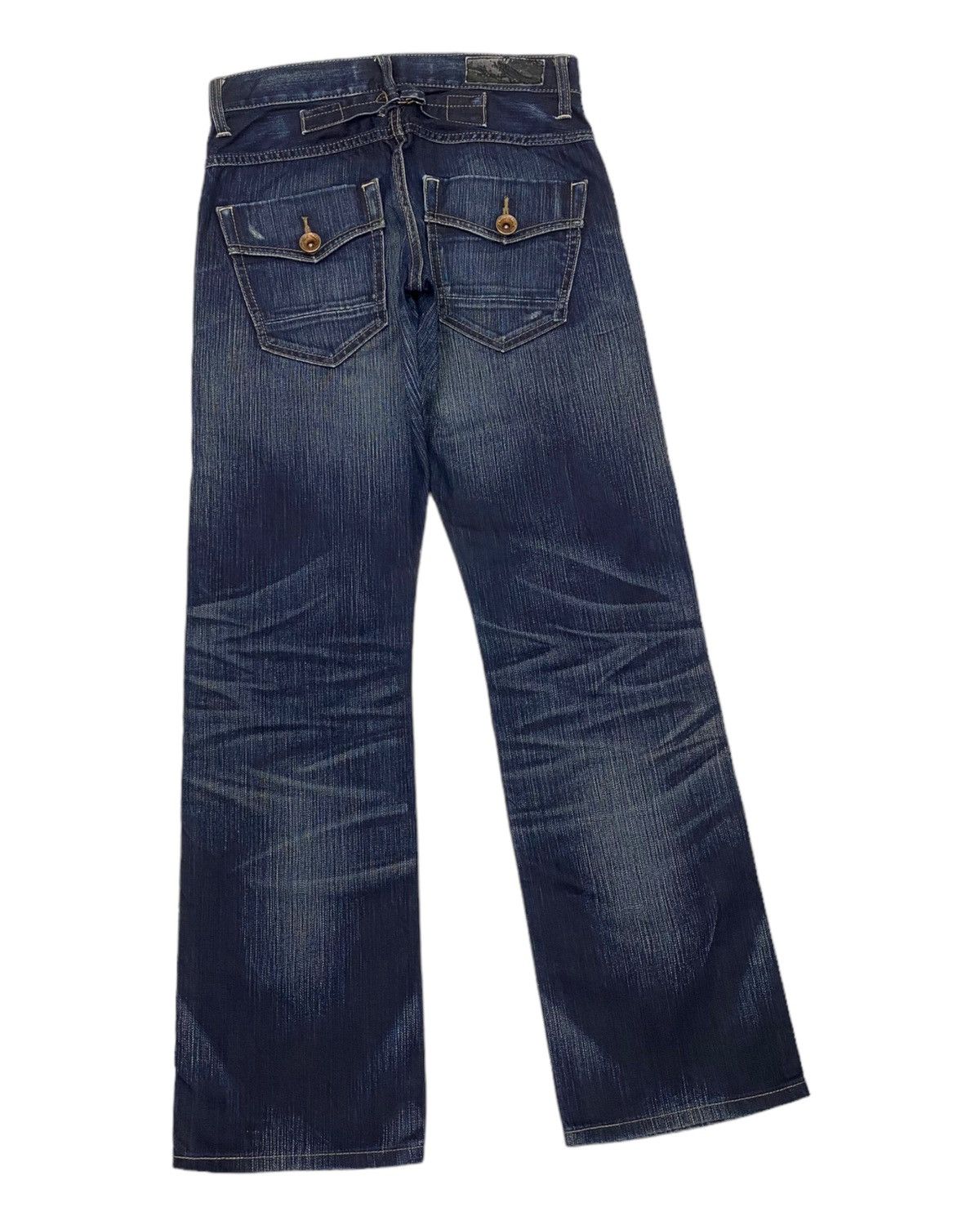 Black Label × Hysteric Glamour × If Six Was Nine 🔥BLACK LABEL BACK NUMBER DISTRESSED DENIM HYSTERIC OG STYLE Size US 29 - 5 Thumbnail