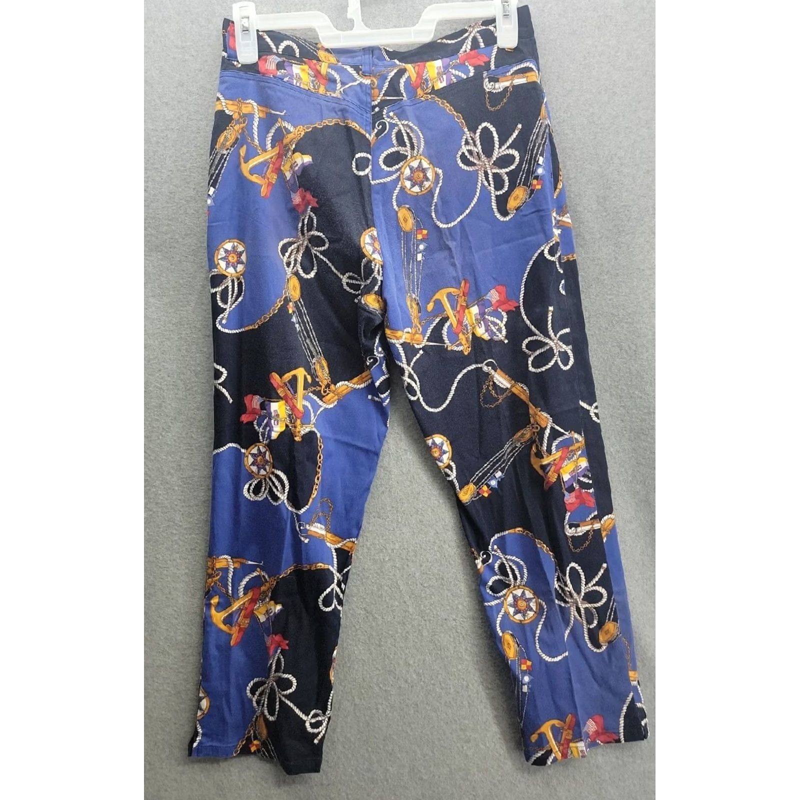 Ralph Lauren Lauren Ralph Lauren Pants Womens 12 Anchor Yacht Boating Sailor Printed Size Size 34" / US 12 / IT 48 - 6 Thumbnail