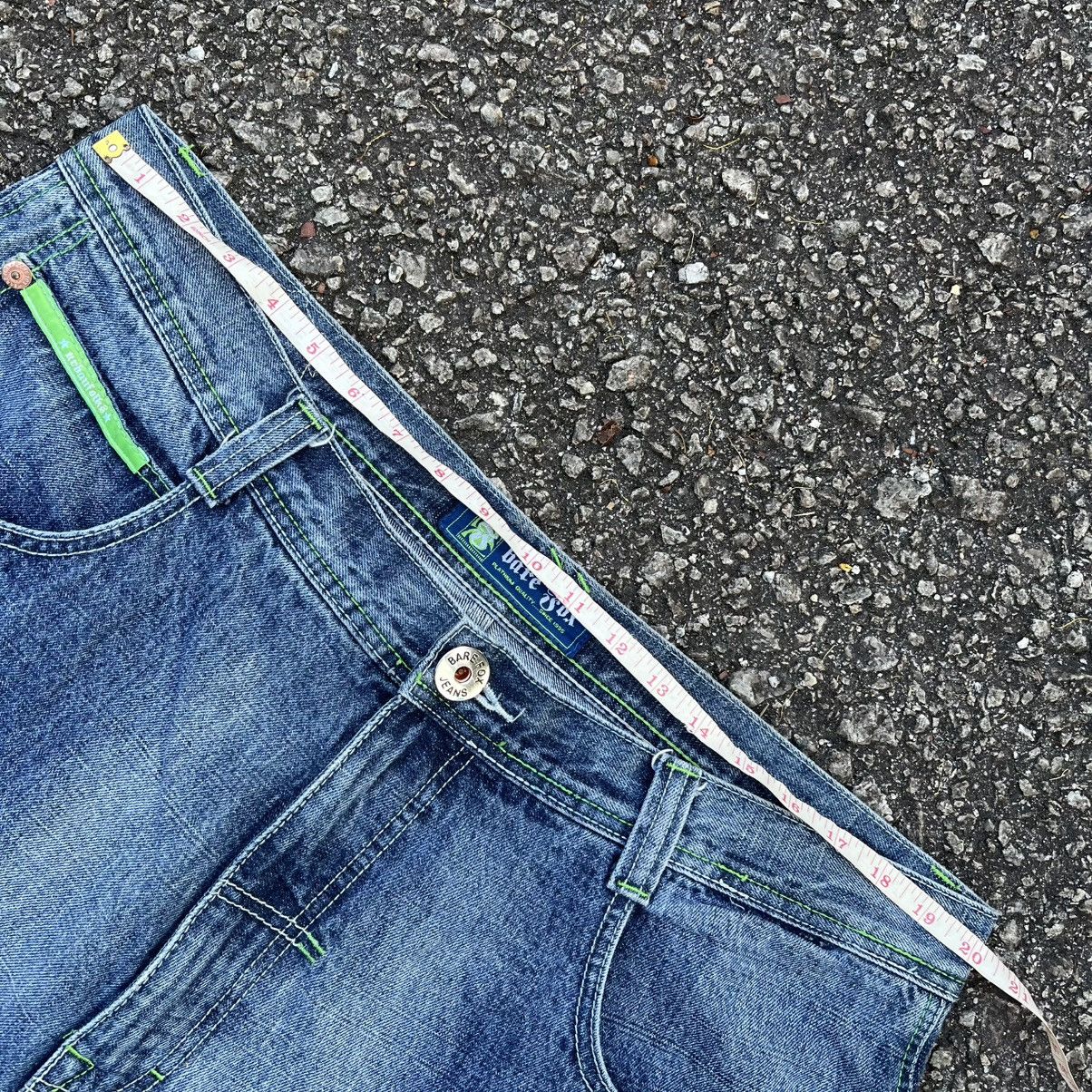 Southpole VTG 90s 2000s Bare Fox Denim Baggy Pants Skater Faded Blue Size US 40 / EU 56 - 6 Thumbnail