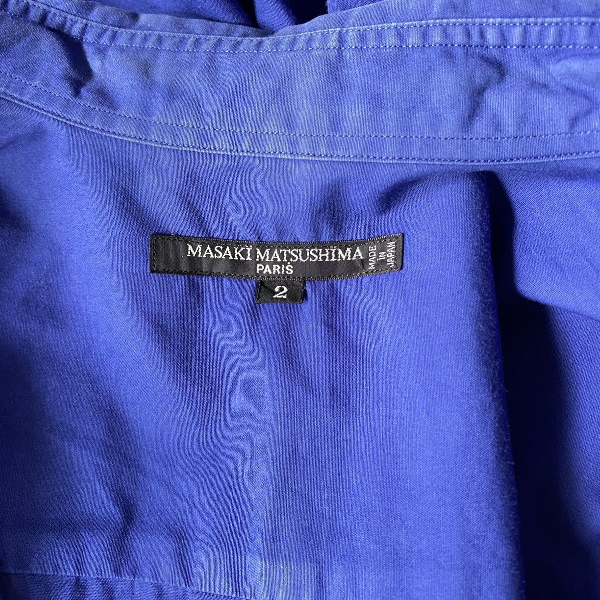 Masaki Matsushima MASAKI MATSUSHIMA Cobalt Ruffle Front Blouse Size US M / EU 48-50 / 2 - 8 Thumbnail