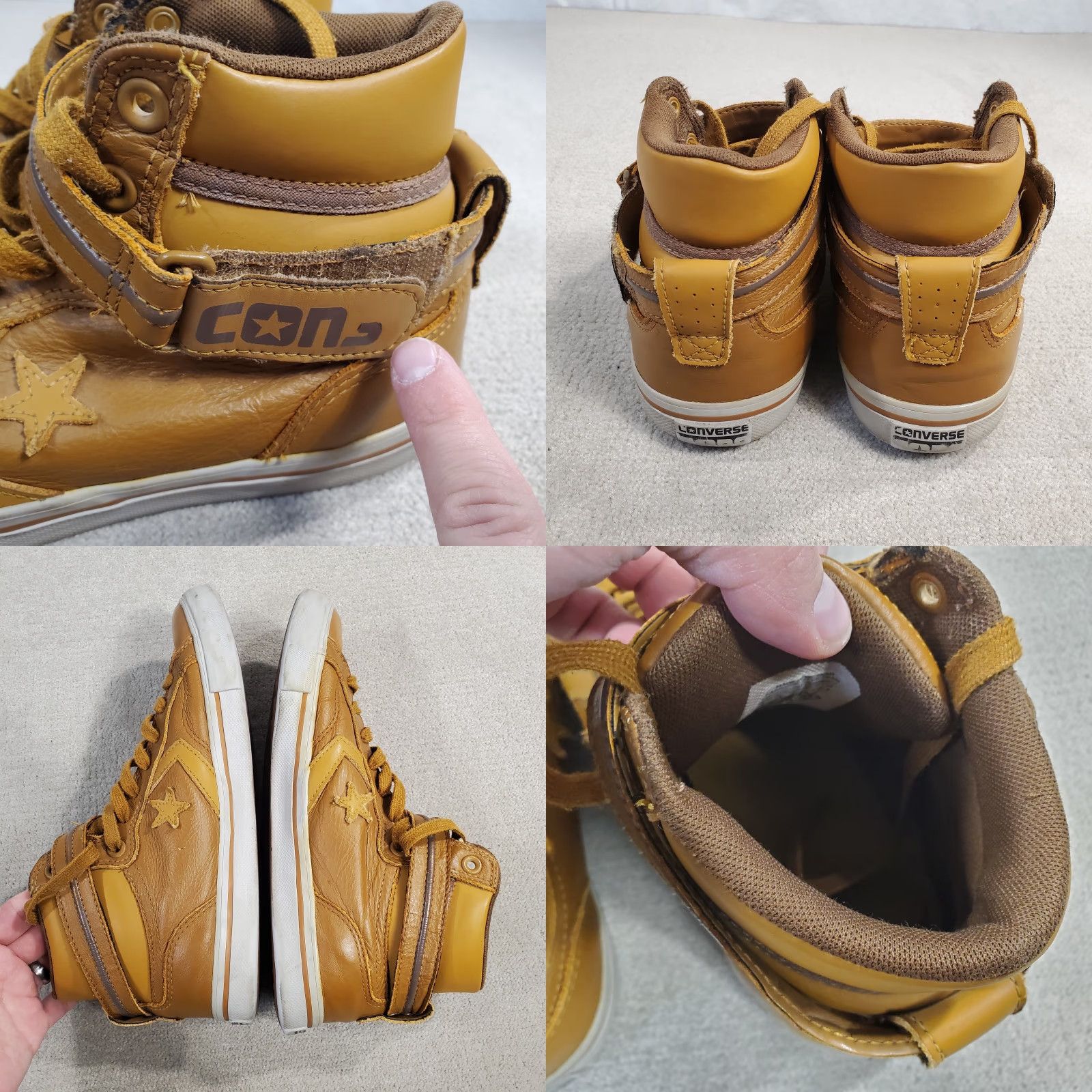Converse Converse Pro Blaze Plus Mid Shoes Mens 9 Womens 11 Brown Leather Sneaker 149747C Size M / US 6-8 / IT 42-44 - 8 Thumbnail