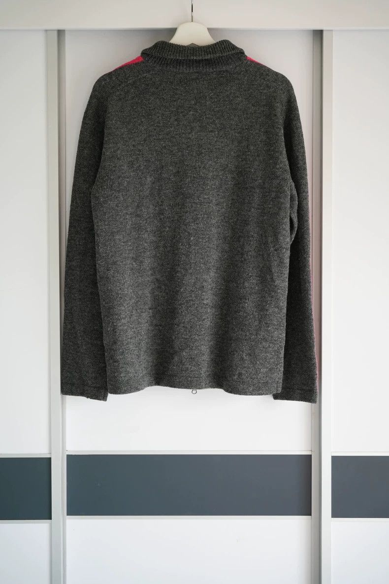 Yohji Yamamoto Yohji Yamamoto Yohji Yamamoto Zip Knit Jacket with Pink St Size US M / EU 48-50 / 2 - 2 Thumbnail