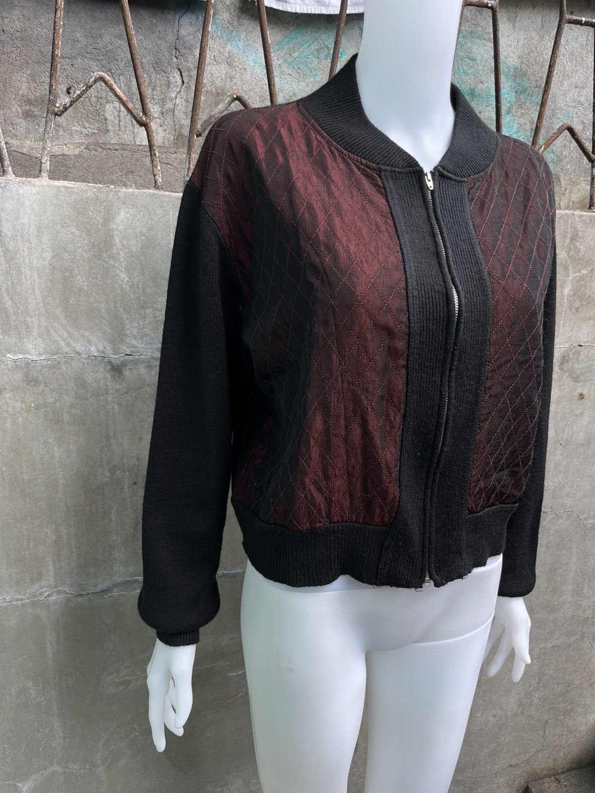 Jean Paul Gaultier Junior Gaultier Quilted Bomber Jacket Size M / US 6-8 / IT 42-44 - 2 Thumbnail