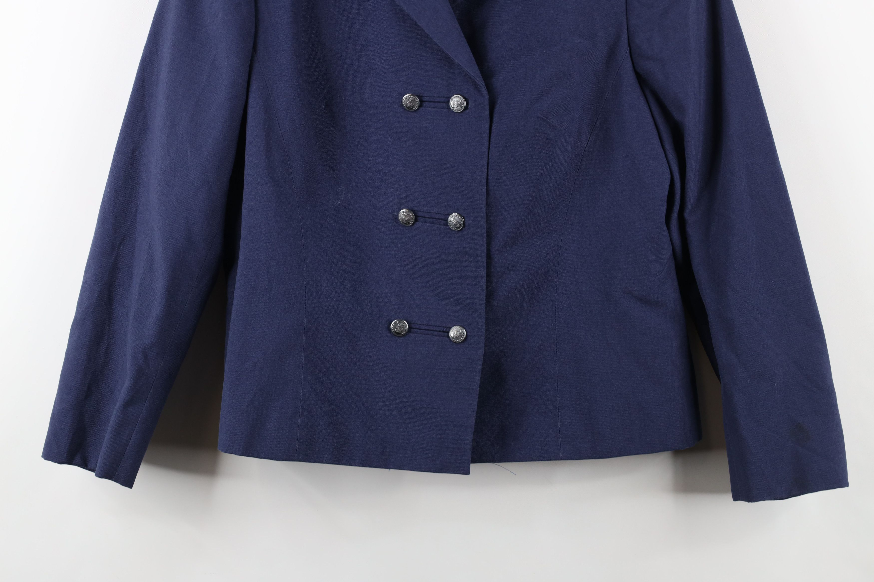 Vintage Vintage 70s Vietnam War Wool 10oz Blue 1549 Class 2 Jacket Size XL / US 12-14 / IT 48-50 - 3 Thumbnail
