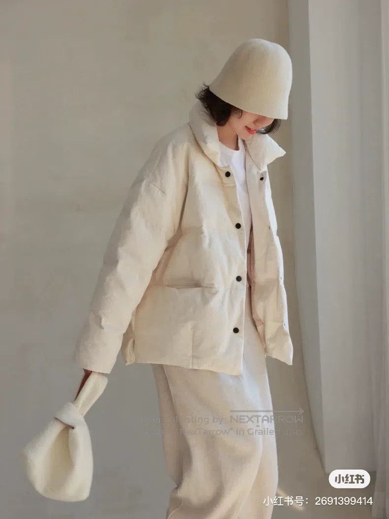 Jil Sander Jil Sander size 34 Classic White Down Jacket for Fall/Winte Size M / US 6-8 / IT 42-44 - 6 Thumbnail