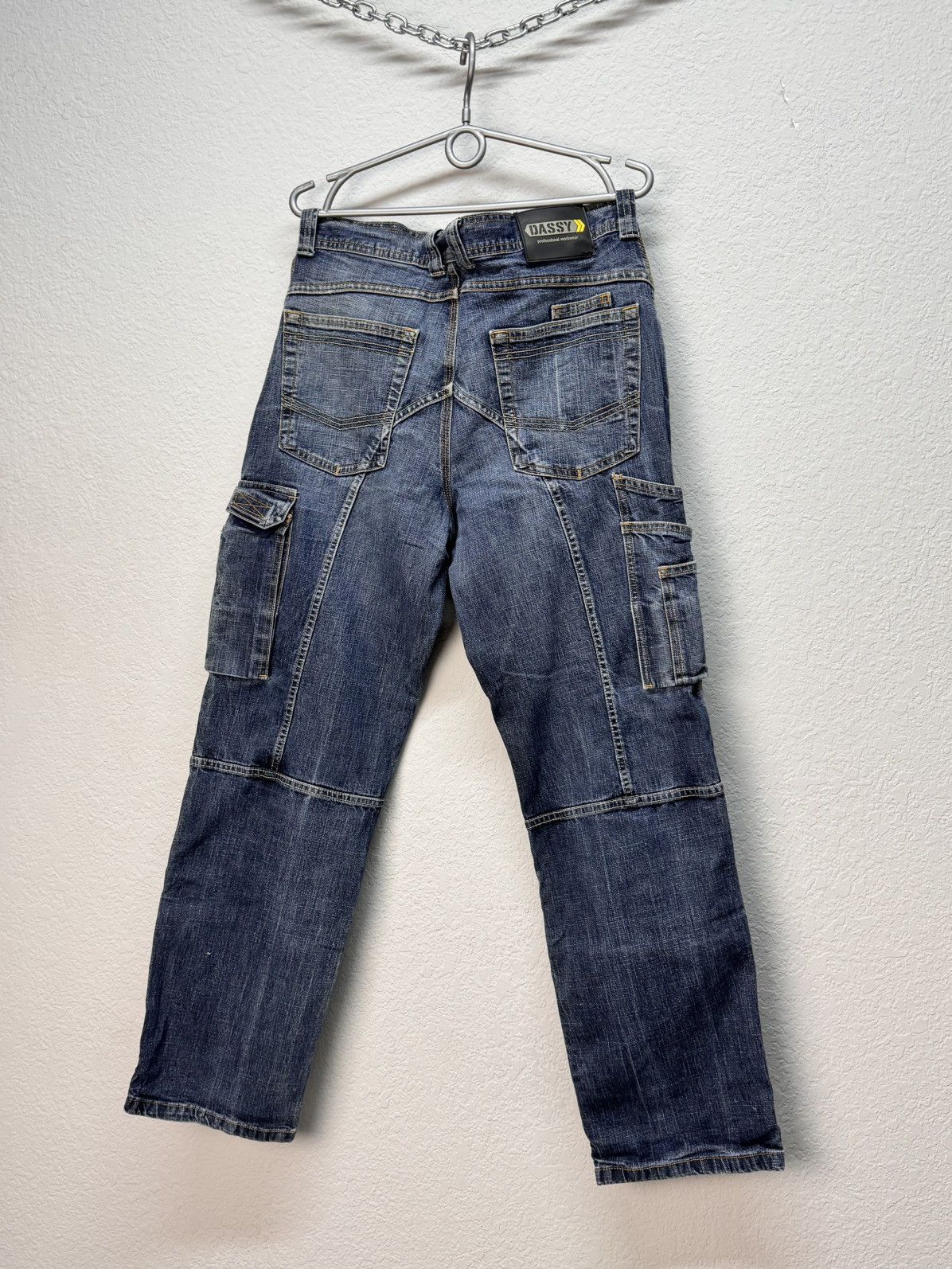 If Six Was Nine × Japanese Brand × Yohji Yamamoto VTG Yohji Yamamoto Junya Watanabe Style Bondage Cargo Pants Size US 32 / EU 48 - 12 Thumbnail