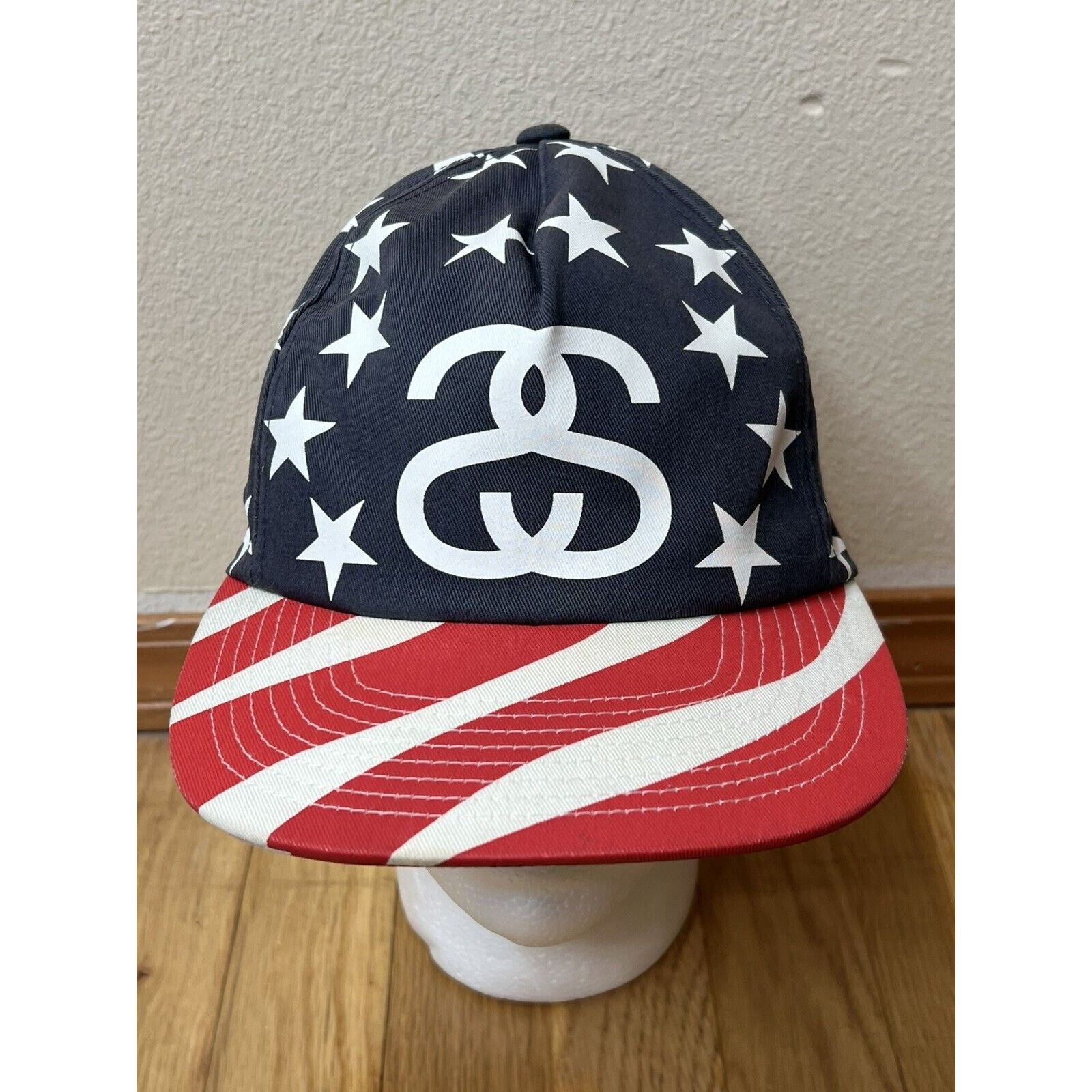 Stussy Stussy American Flag Adjustable Snapback Hat Cap Size ONE SIZE - 6 Thumbnail