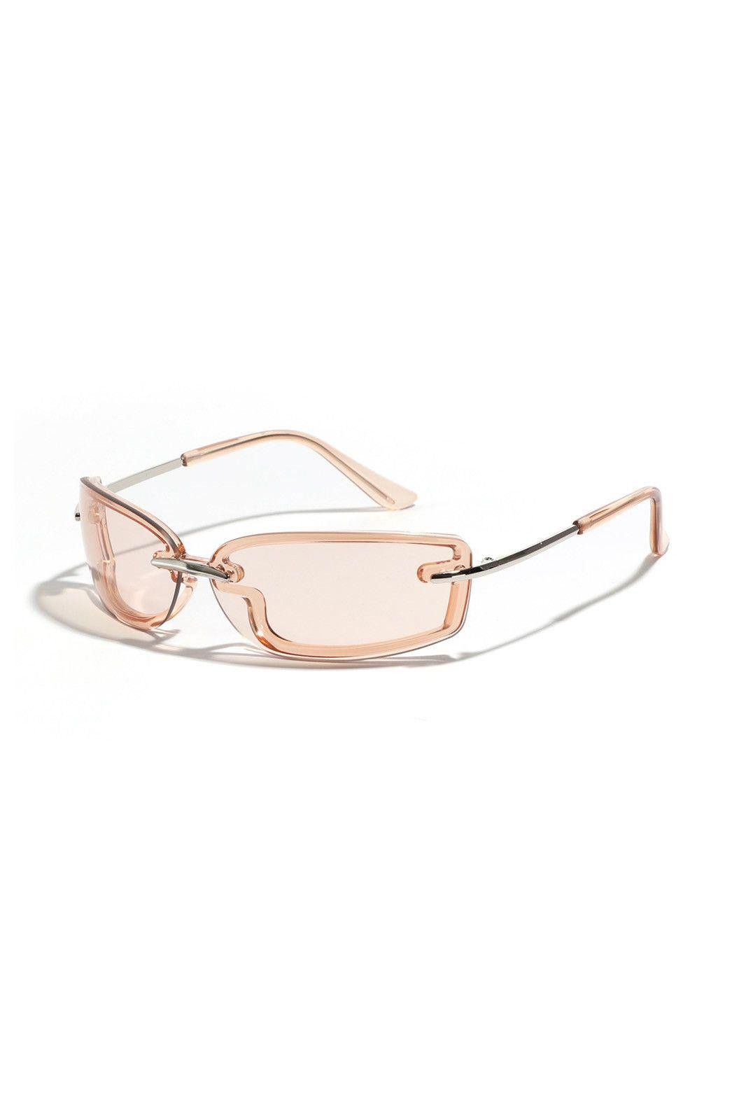 Japanese Brand Vtg Avant Garde Y2K Candy Color Rectangle Sunglasses Unisex Size ONE SIZE - 1 Thumbnail