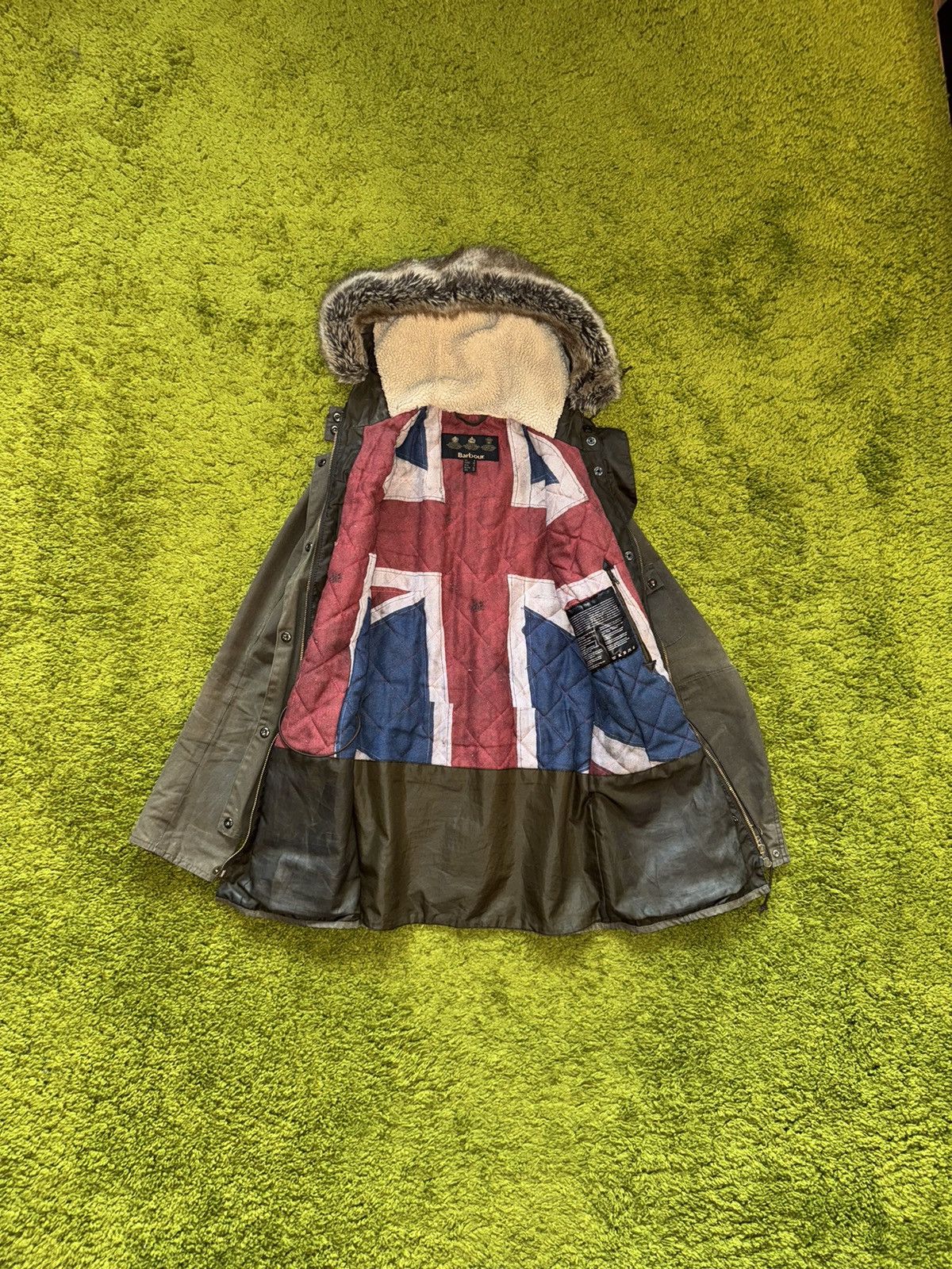 Barbour × Designer Barbour Brighton parka waxed faded jacket Size S / US 4 / IT 40 - 2 Thumbnail