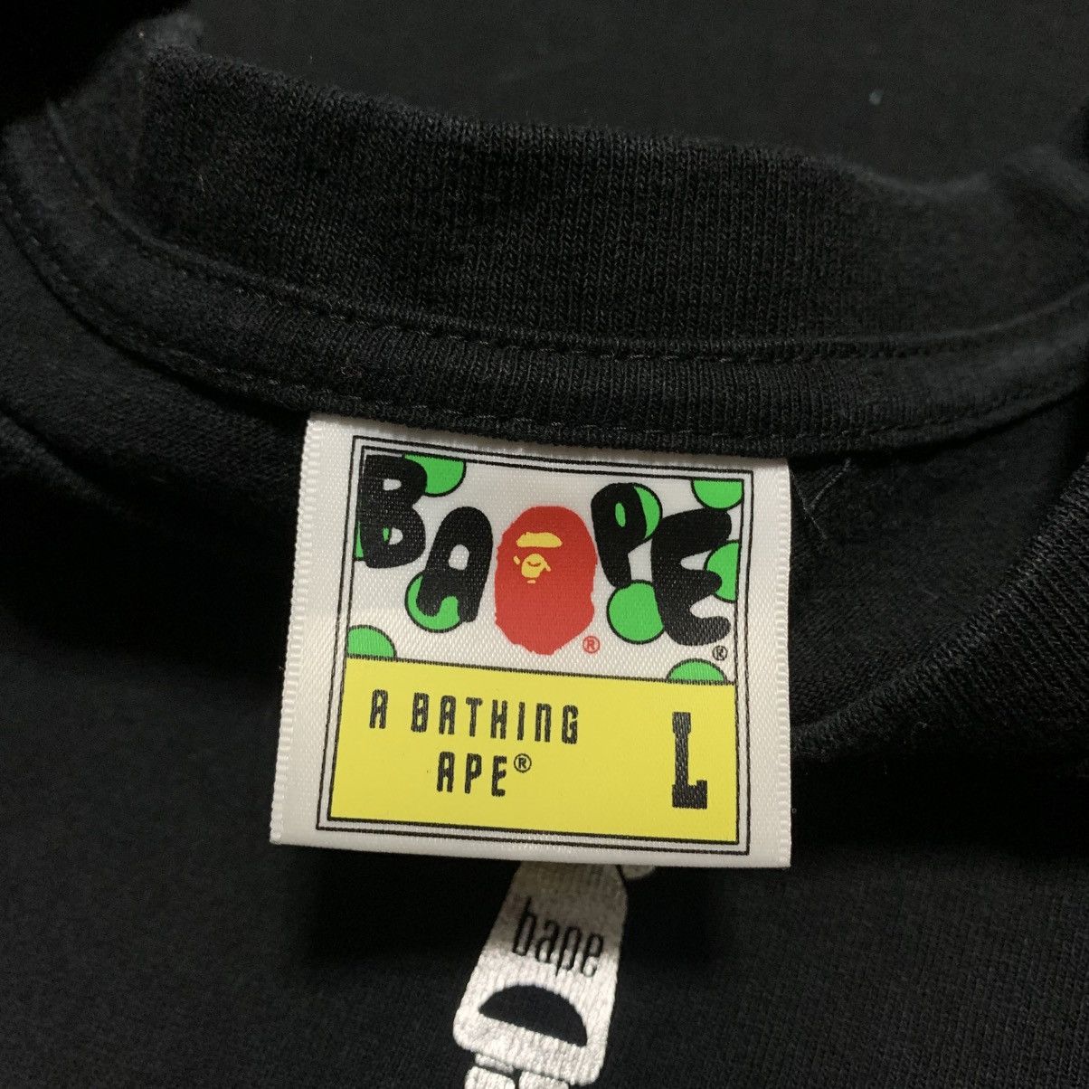 Bape Bape Large Shark Camo Black Tee A Bathing Ape Size US L / EU 52-54 / 3 - 4 Thumbnail