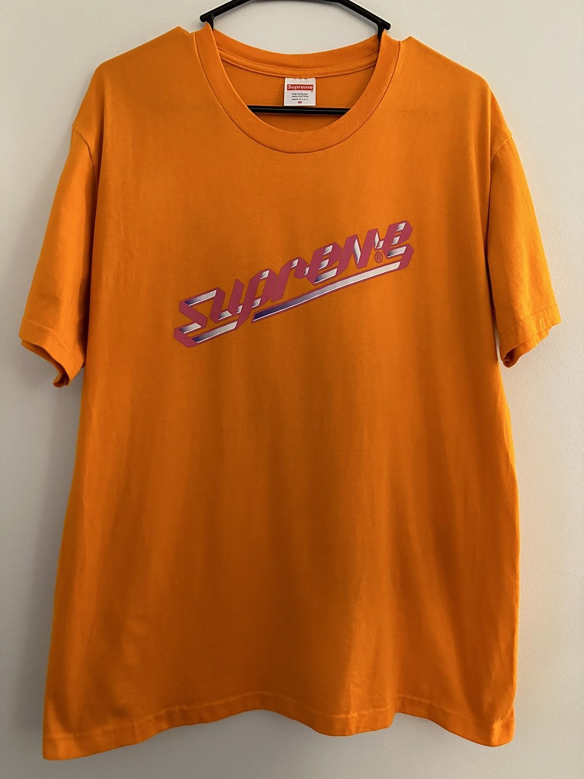 Supreme Supreme Banner Tee Size US M / EU 48-50 / 2 - 1 Thumbnail
