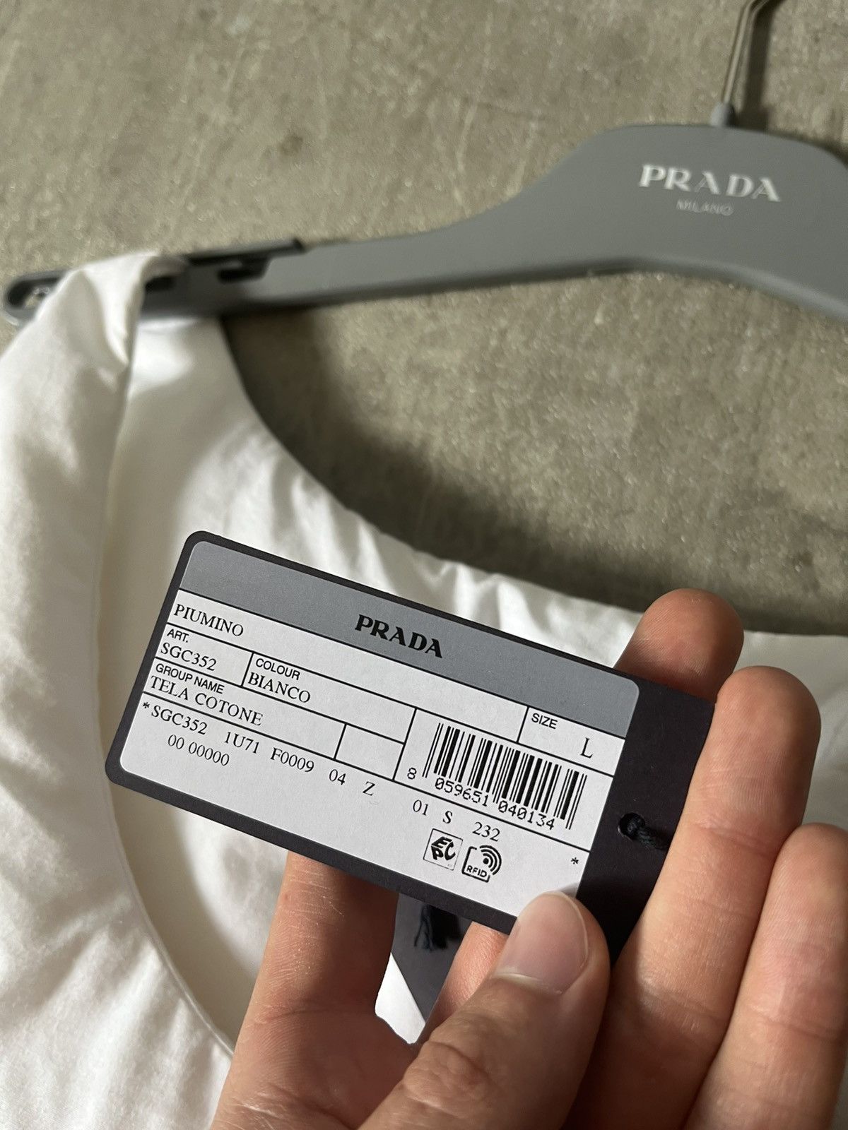 Prada × Raf Simons Prada F/W 2023 by Raf Simons padded goose down vest pillow Size US L / EU 52-54 / 3 - 12 Thumbnail