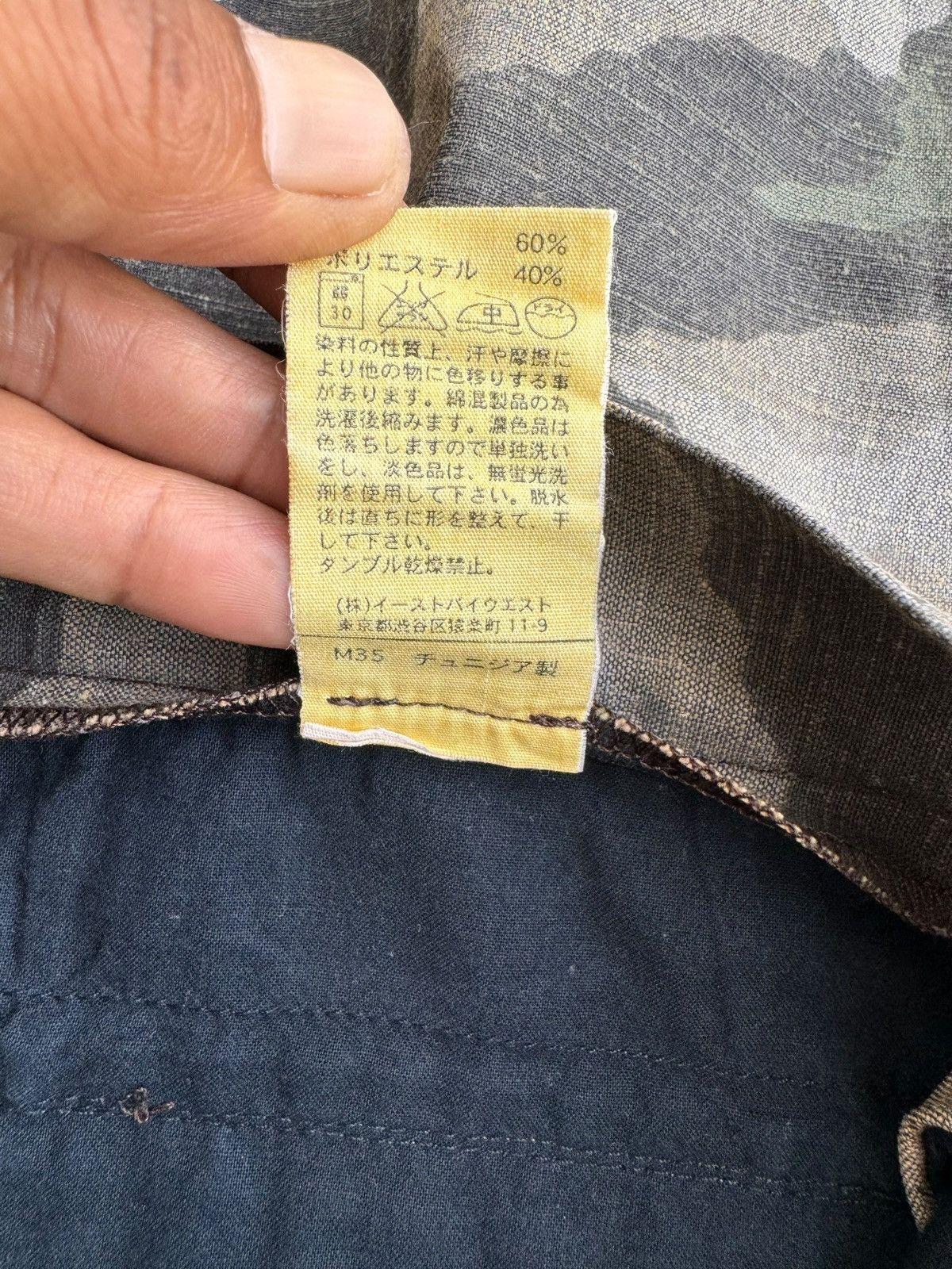 A.P.C. × Japanese Brand Vintage Woodland Camo APC zipper Leg Pants Size US 30 / EU 46 - 15 Thumbnail