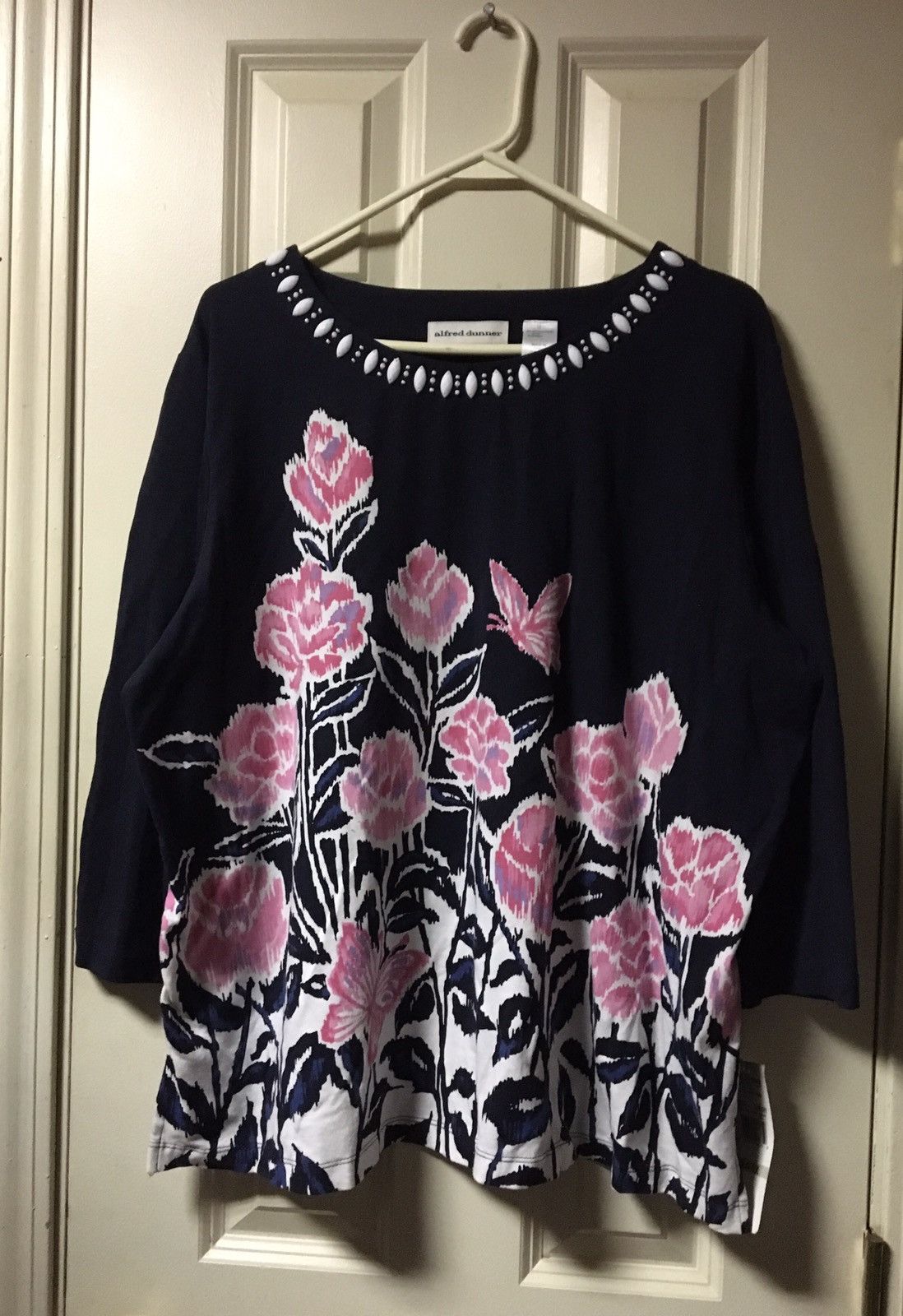 Other Brand New Alfred Dunner Women’s Top 1X New With Tags Size XL / US 12-14 / IT 48-50 - 4 Thumbnail