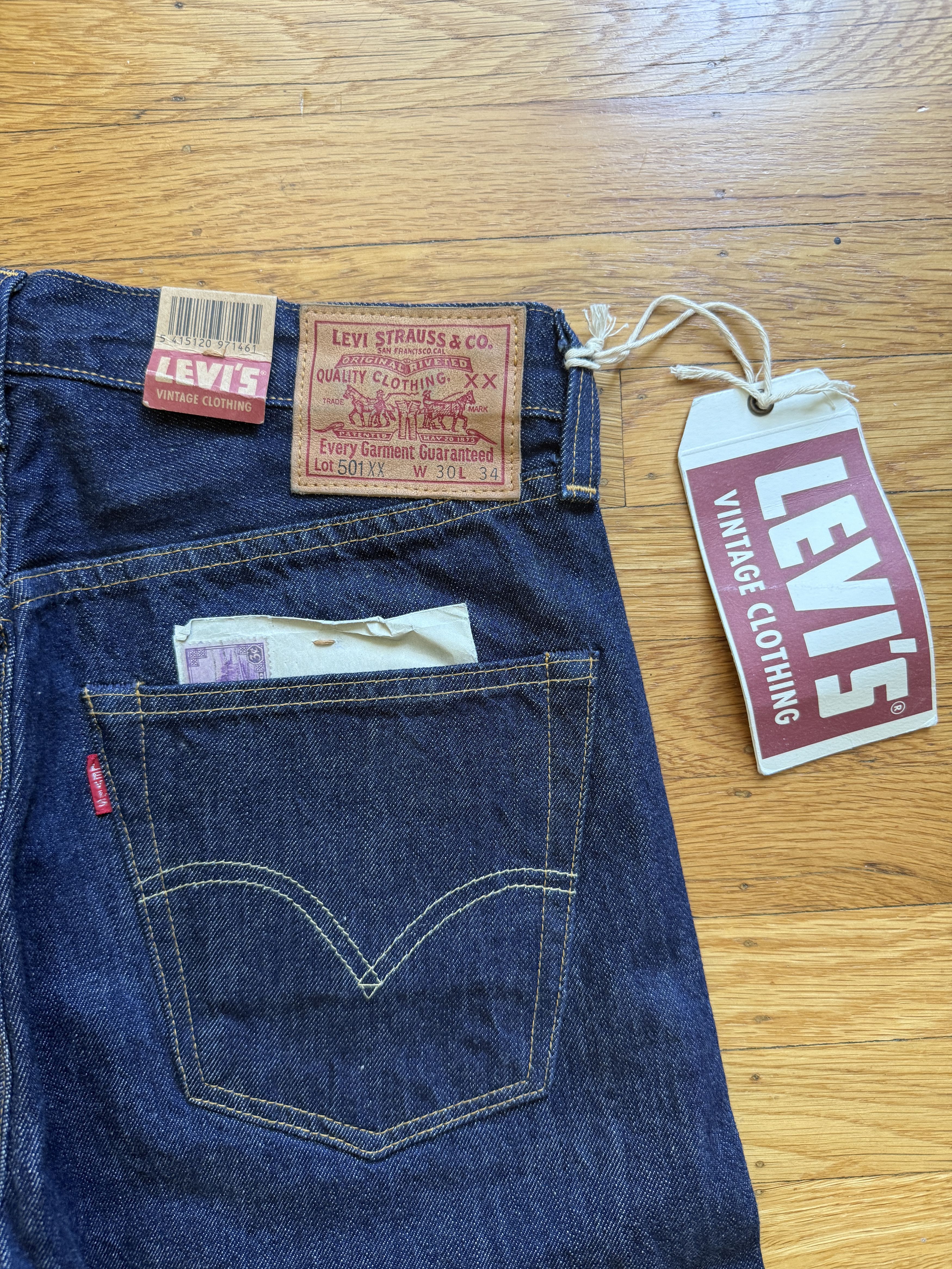 LEVI'S LVC 1947 501XX Selvedge Jean