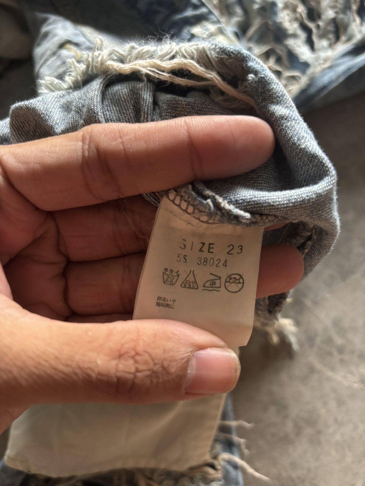 Japanese Brand HAN AHN SOON skinny slim flare distressed japanese punk vkei Size US 26 / EU 42 - 7 Thumbnail