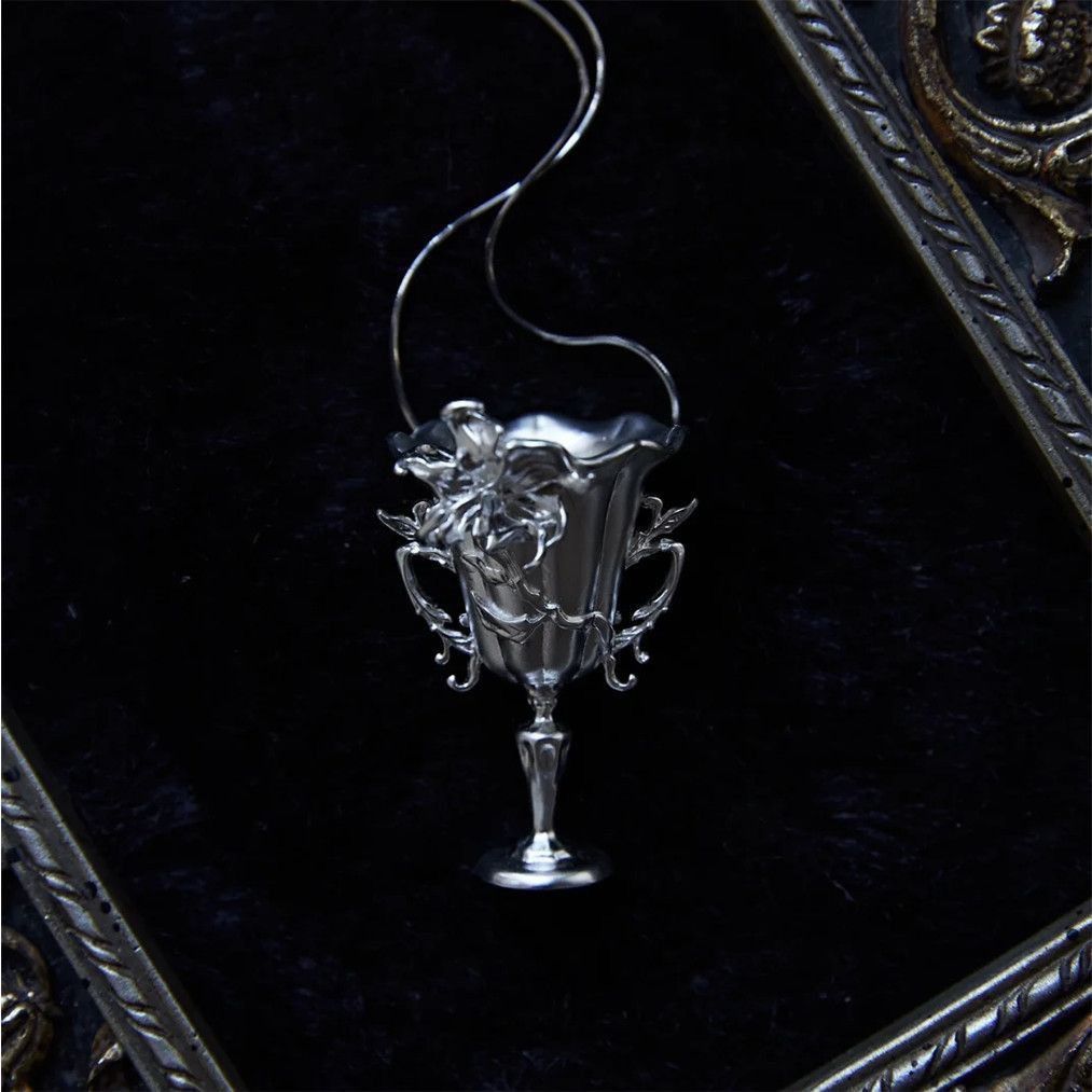 Other Ornate Silver Chalice Pendant Size ONE SIZE - 1 Thumbnail