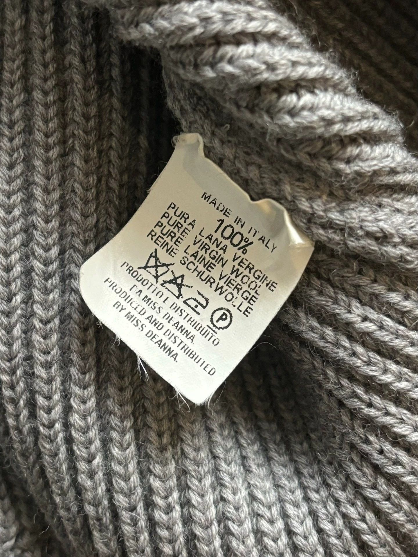 Maison Margiela MM AW2002 10 Men's HD Heavyweight Grandad-Collar Sweater L Size US L / EU 52-54 / 3 - 9 Thumbnail