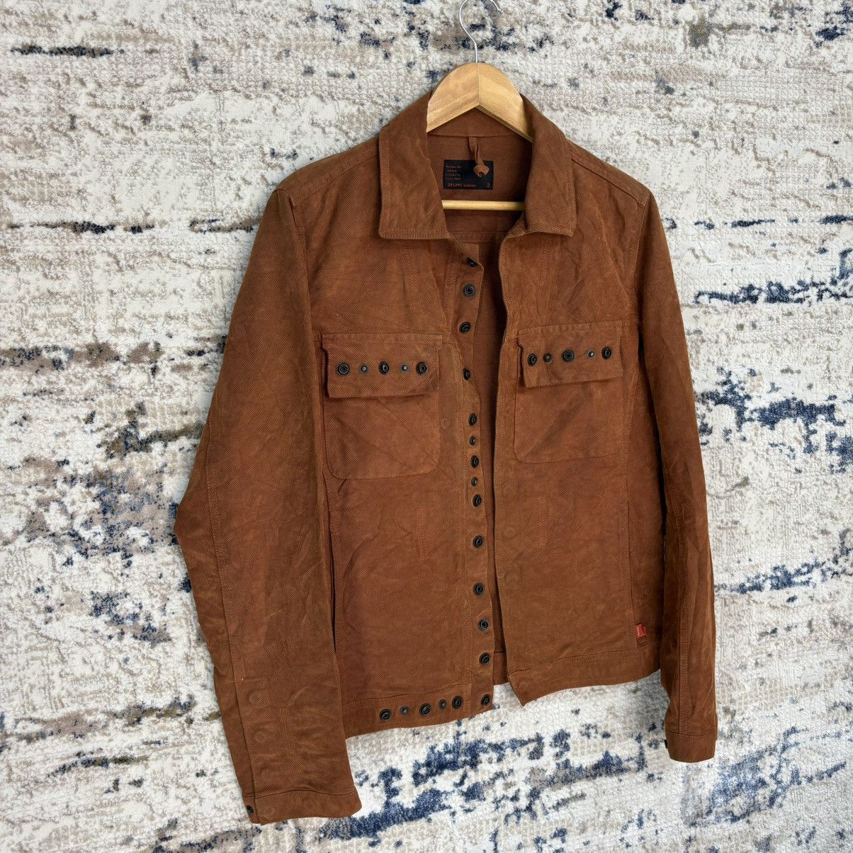 Japanese Brand Vintage 291295 Homme Metal Button Denim Jacket Size US S / EU 44-46 / 1 - 4 Thumbnail