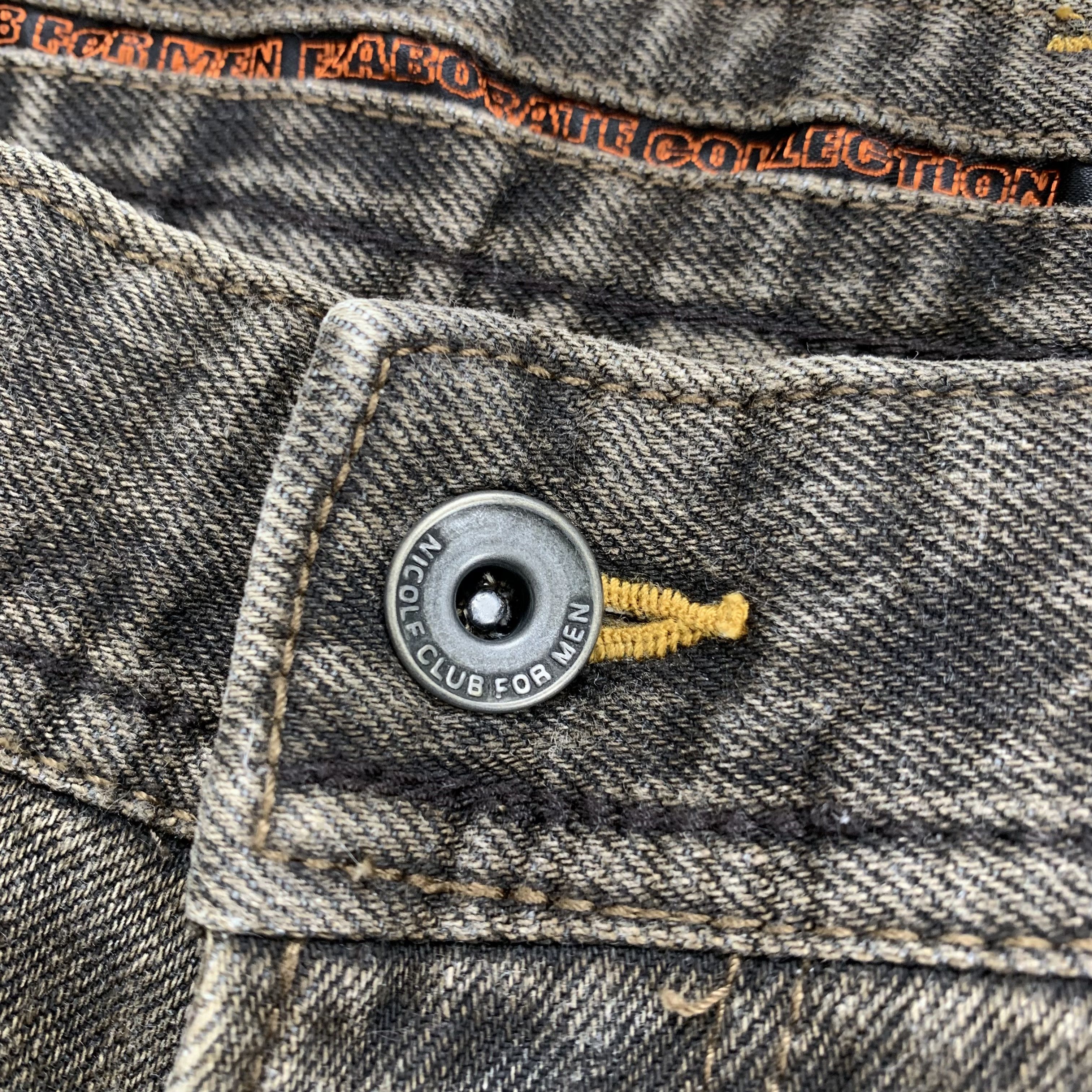 If Six Was Nine × Japanese Brand × Le Grande Bleu (L.G.B.) 2000’s Nicole CFM Clawmark Denim Pants Size US 32 / EU 48 - 6 Thumbnail