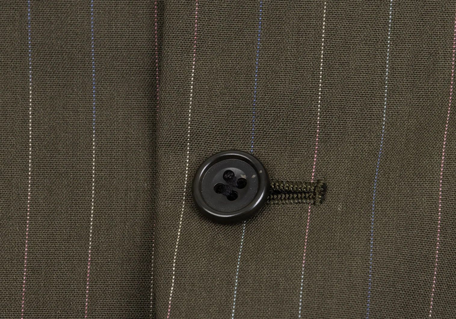 Jean Paul Gaultier Colorful Stripe Wool Cotton Vest in Khaki and Others Size US M / EU 48-50 / 2 - 6 Thumbnail