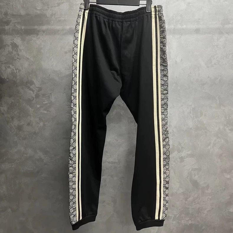 Gucci Gucci Size L The latest black snake print logo sweatpants 2 Size US 34 / EU 50 - 2 Thumbnail