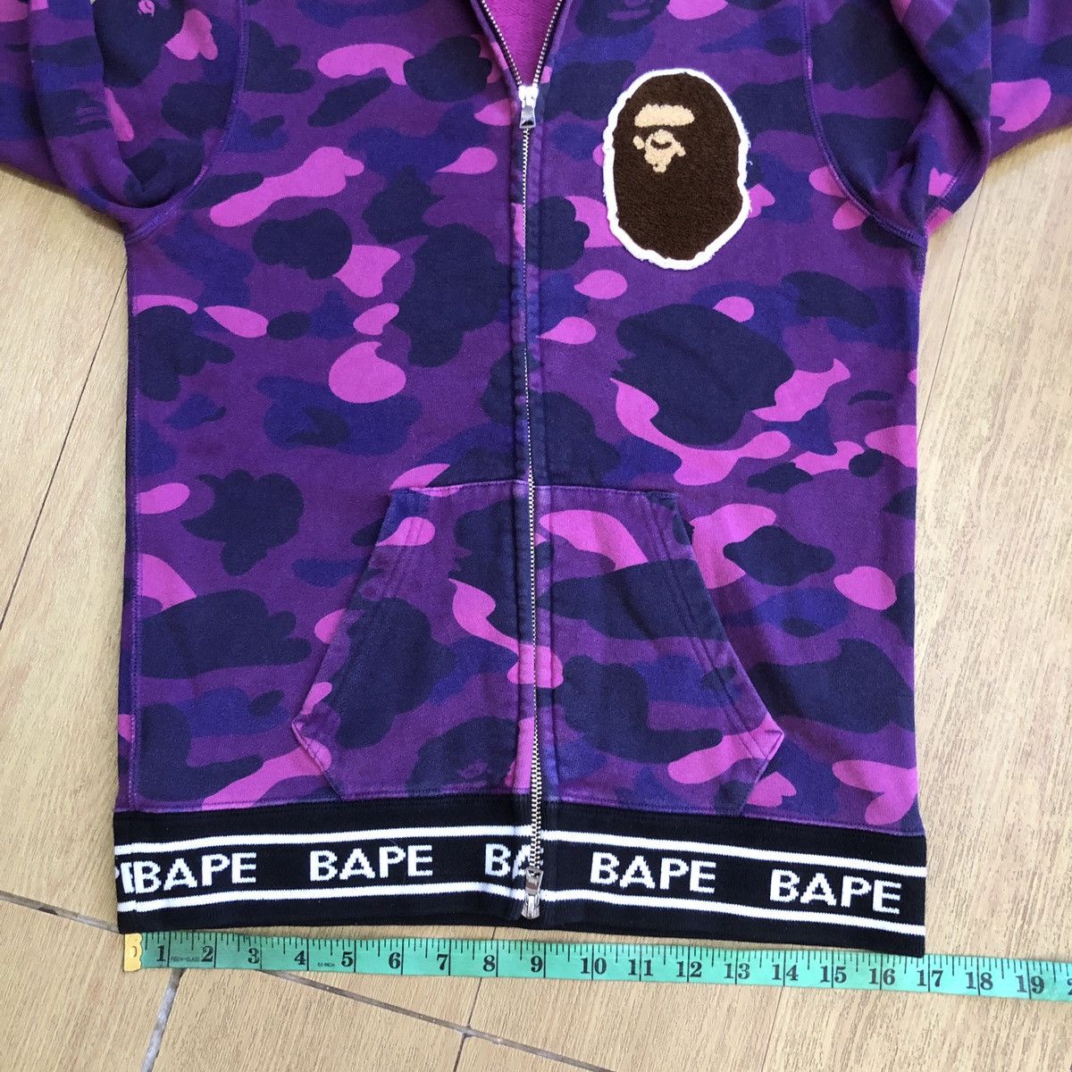 Bape Color Camo Full Zip Hoodie Size XS / US 0-2 / IT 36-38 - 9 Thumbnail