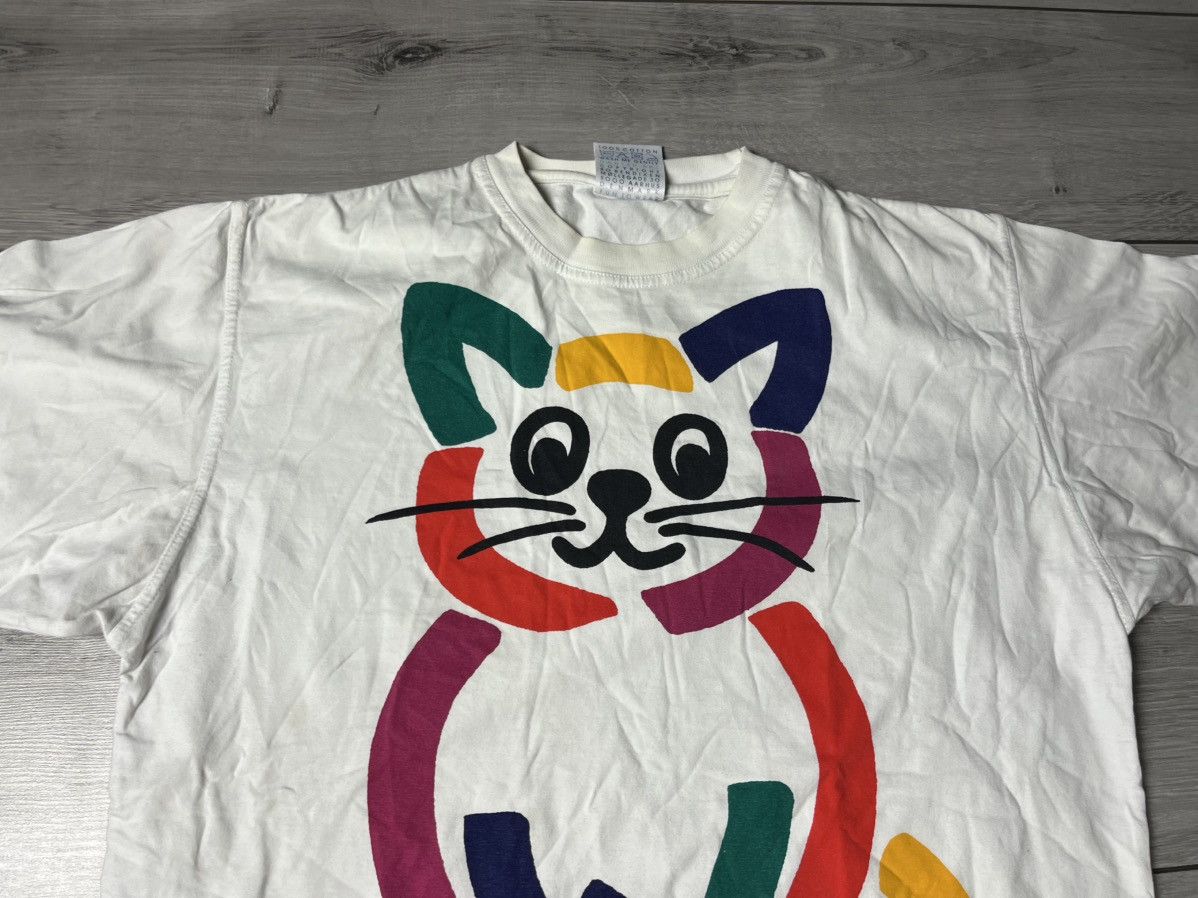 Band Tees Vintage BO BENDIXEN Cat Graphic T Shirt Danish Art Mens Larg Size US L / EU 52-54 / 3 - 3 Thumbnail