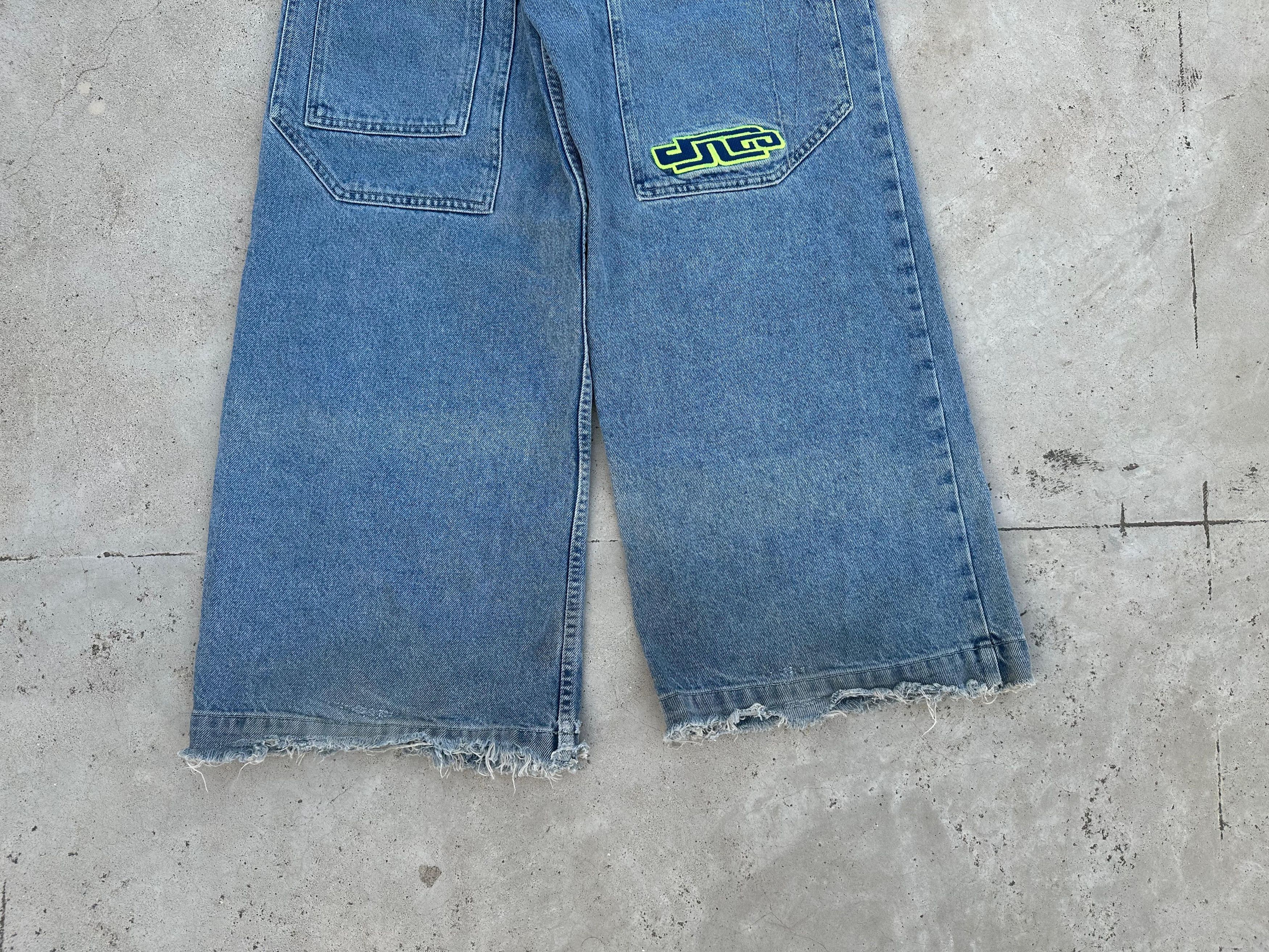 JNCO 90's Rare💥Vintage Jnco Powersurges wide leg baggy 27×30 Size US 27 - 5 Thumbnail