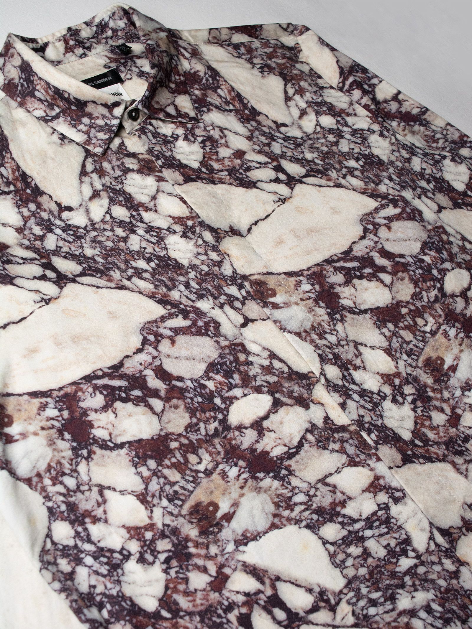 Jil Sander Jil Sander by Raf Simons - A/W 2008 - marble shirt Size US S / EU 44-46 / 1 - 4 Thumbnail