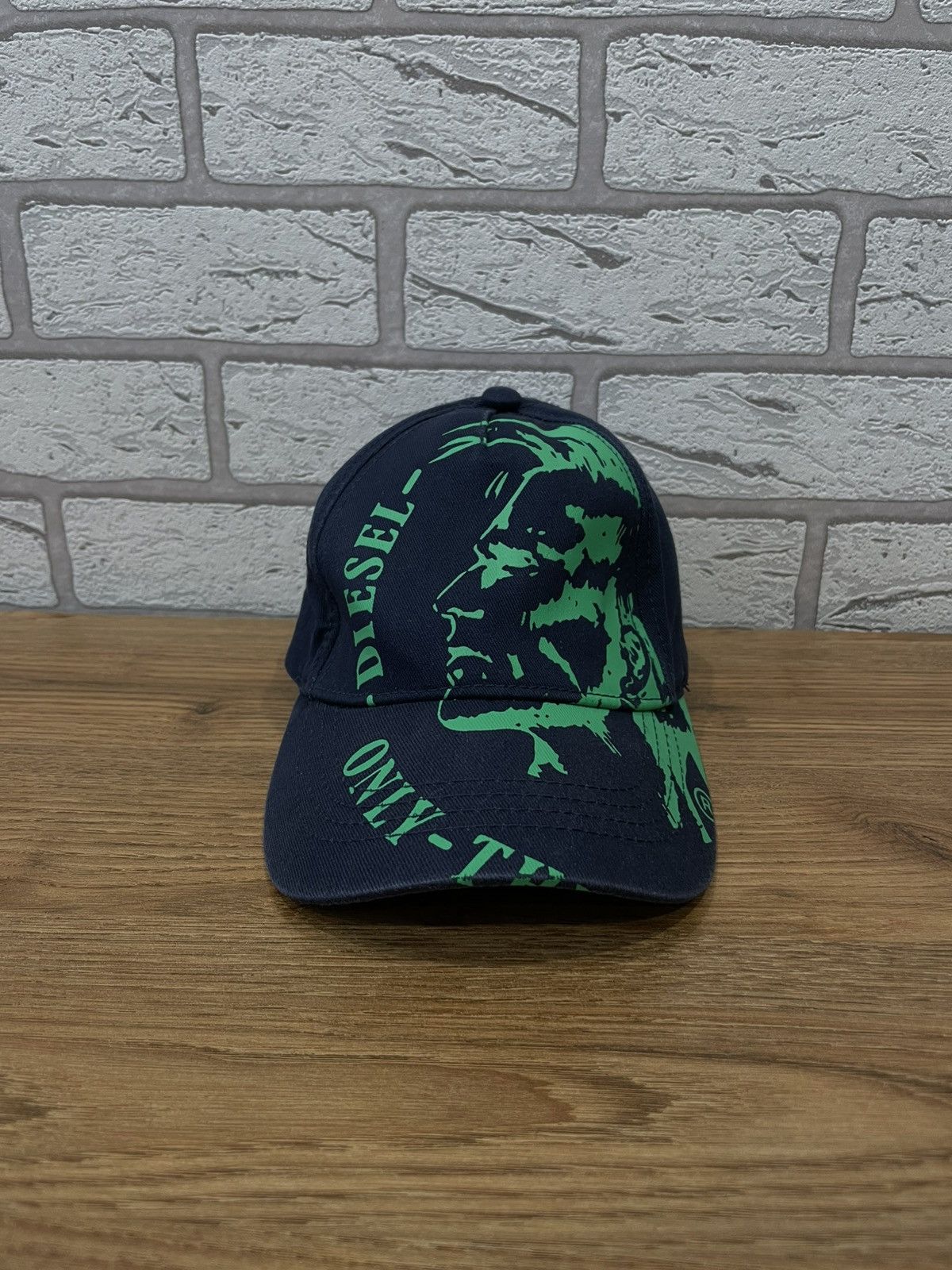 Diesel Diesel Only The Brave Navy Blue kids Teenage Hat Cap Size ONE SIZE - 2 Thumbnail