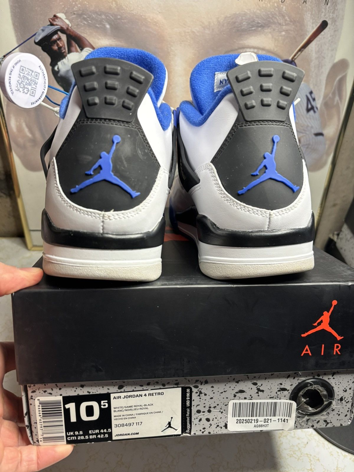 Air Jordan 4 Retro Motorsports 2017