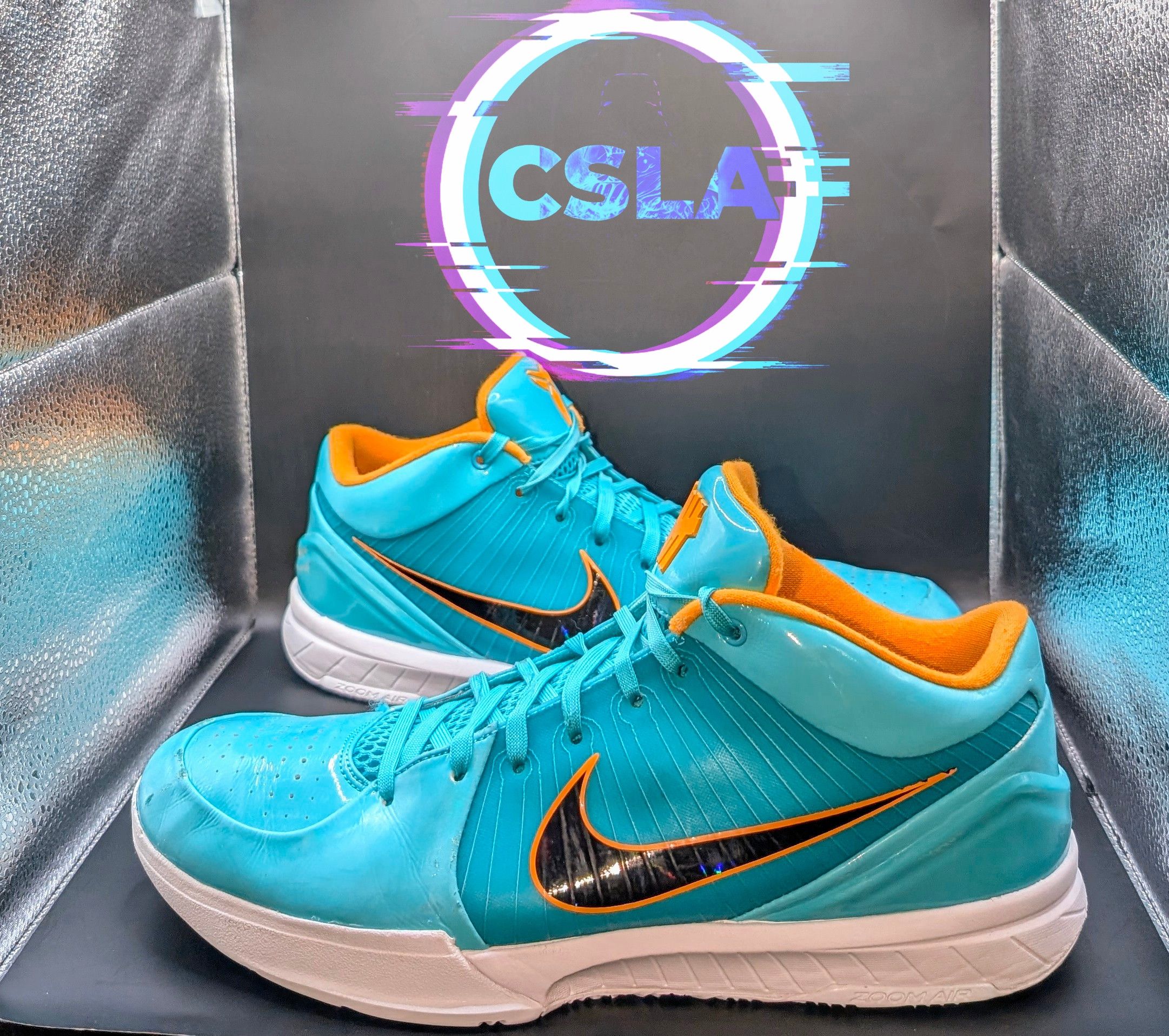 Nike Nike Undefeated x Kobe 4 Protro Hyper Jade San Antonio Spurs Size US 13 / EU 46 - 1 Thumbnail