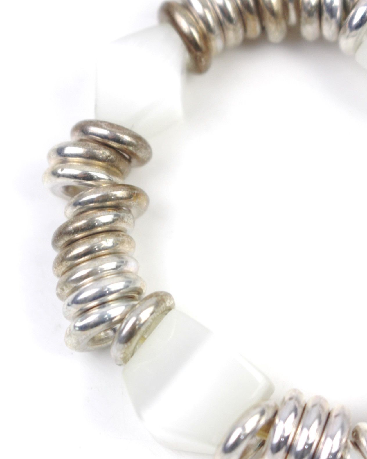 Japanese Brand 2000S JAPANESE MADE LUNA SILVER RINGS BRACELET Size ONE SIZE - 3 Thumbnail