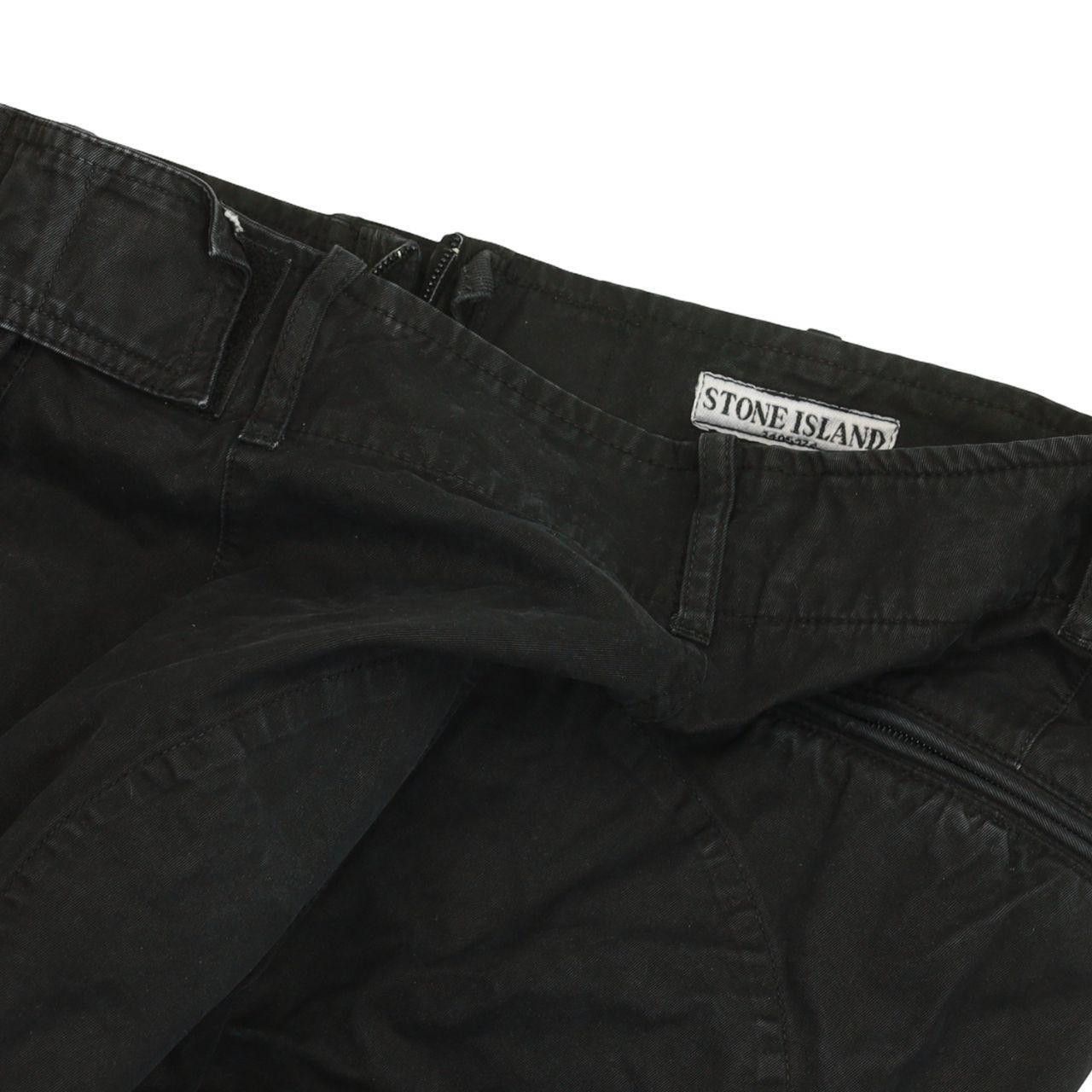 Stone Island Stone Island Type RE-T Side Badge Heavy Cargo Pants Size US 34 / EU 50 - 4 Thumbnail