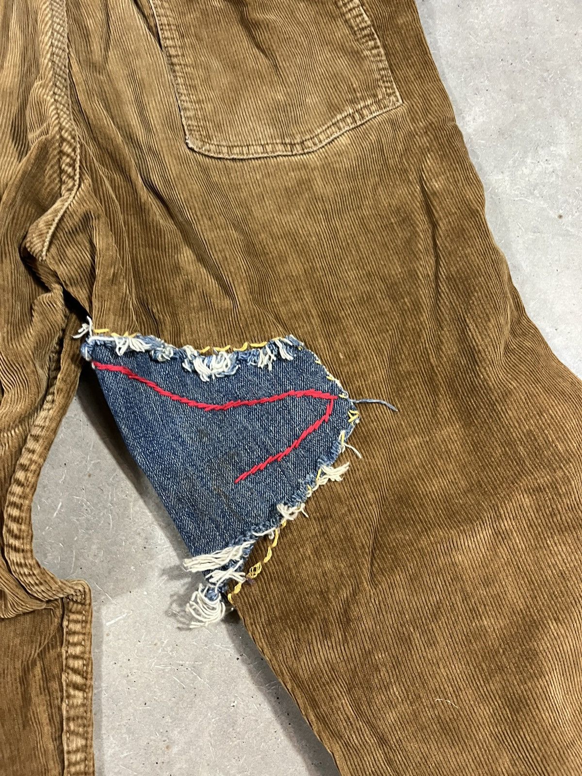 Vintage Vintage 60s Carters Corduroy Flared Pants Faded Brown Size US 30 / EU 46 - 6 Thumbnail