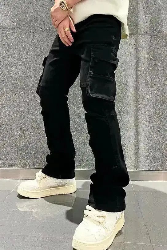 Japanese Brand Slim Fitting Straight Cargo Pant Size US 32 / EU 48 - 5 Thumbnail