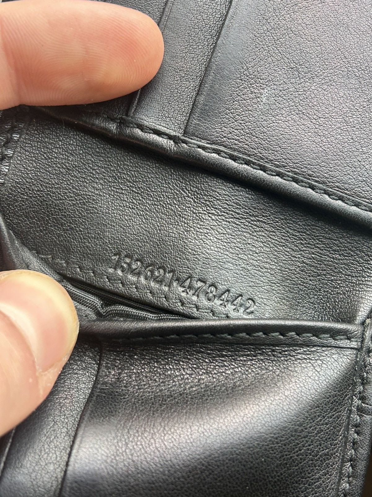 Gucci Gucci Monogram Leather Black Bifold Wallet Size ONE SIZE - 7 Thumbnail